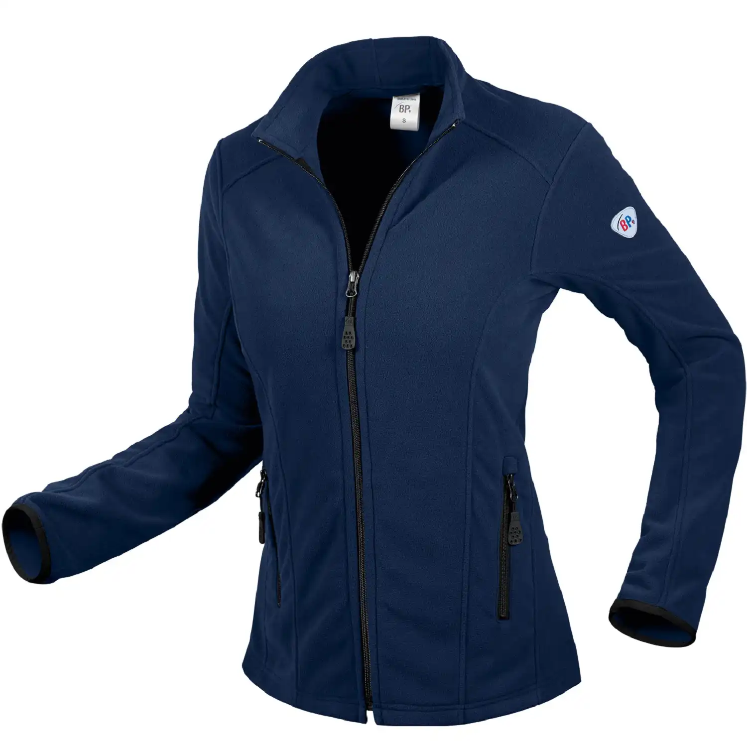 Damen Fleecejacke "1693-641" in nachtblau, S - Thumbnail 1