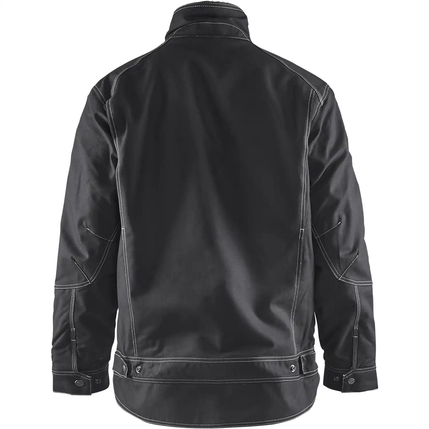 Winterjacke "4815" 100% Baumwolle in schwarz, S - Thumbnail 2
