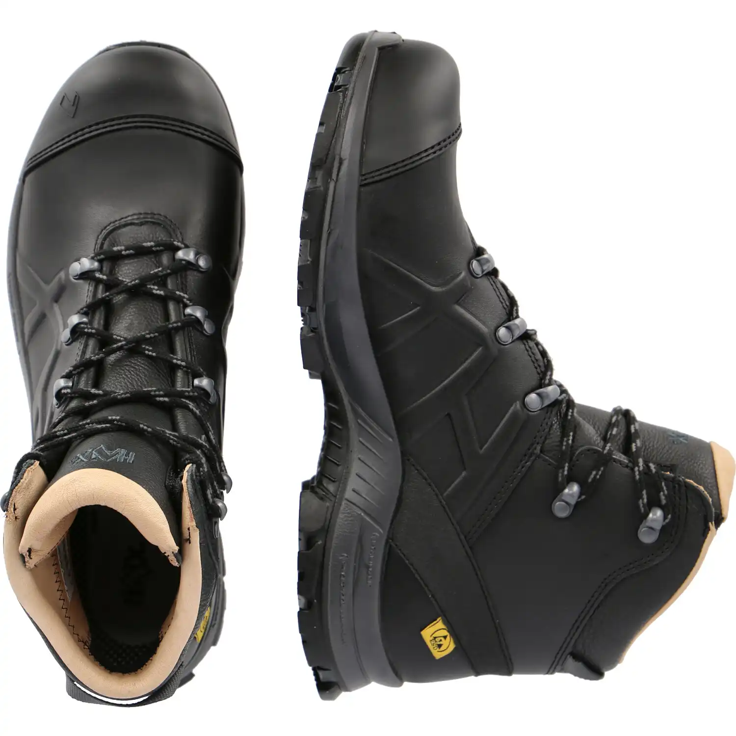 Sicherheitshochschuhe S3 "SAFETY 56 LL MID" BLACK EAGLE in UK 10.5 - Thumbnail 2