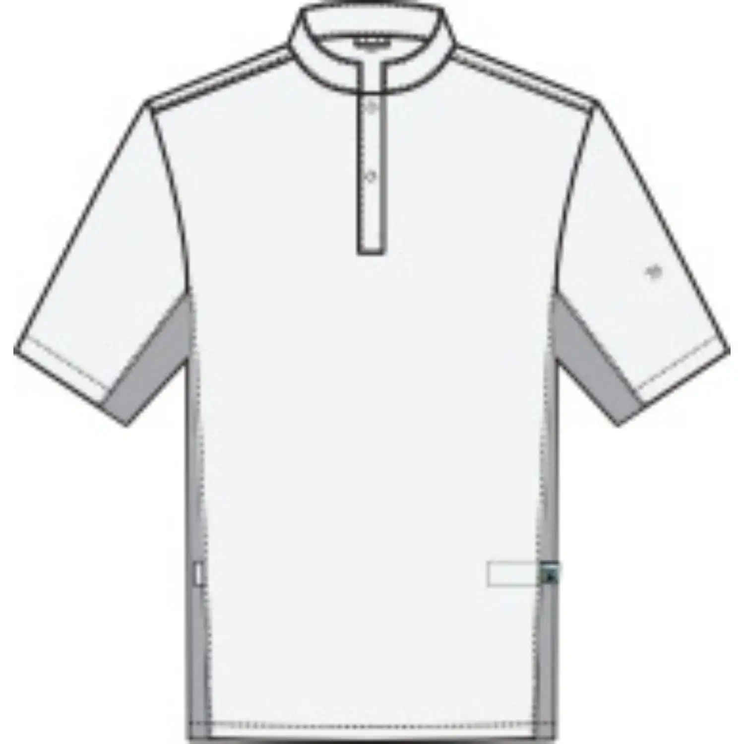 Herren Kochshirt "55074" in schwarz, L - Thumbnail 3