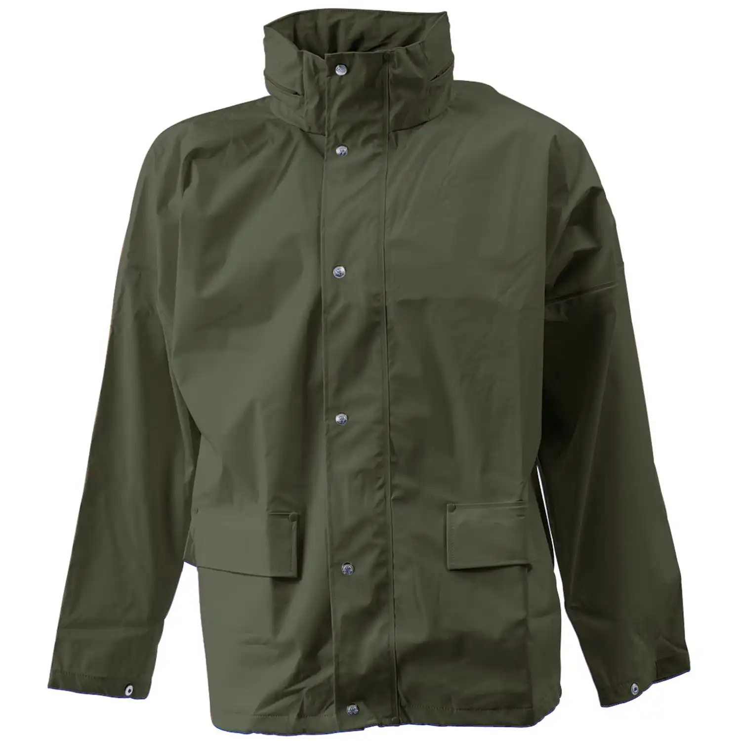 PU Regenjacke "026300" Dry Zone in olive, L - Thumbnail 1