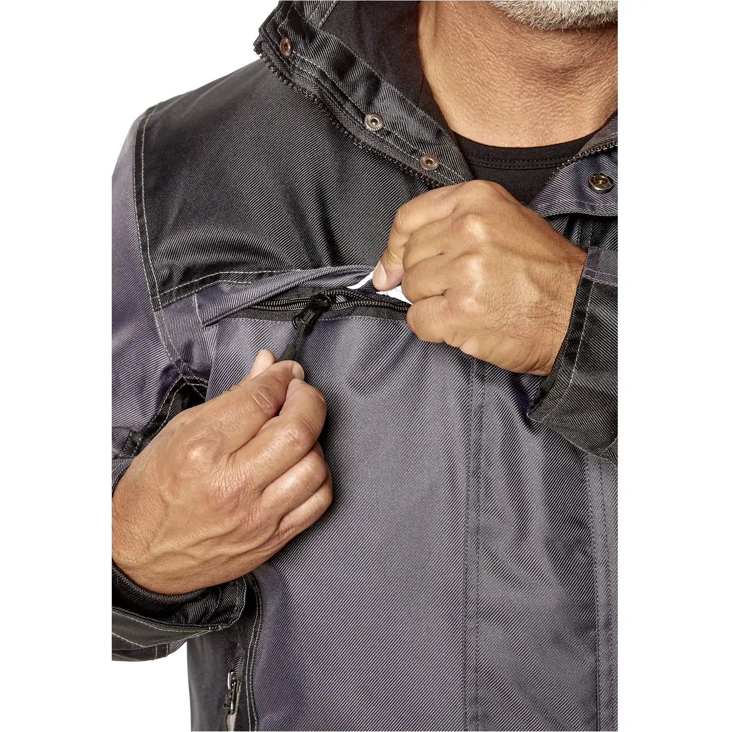 Winterjacke "PADDING" in oliv/schwarz, L - Thumbnail 2