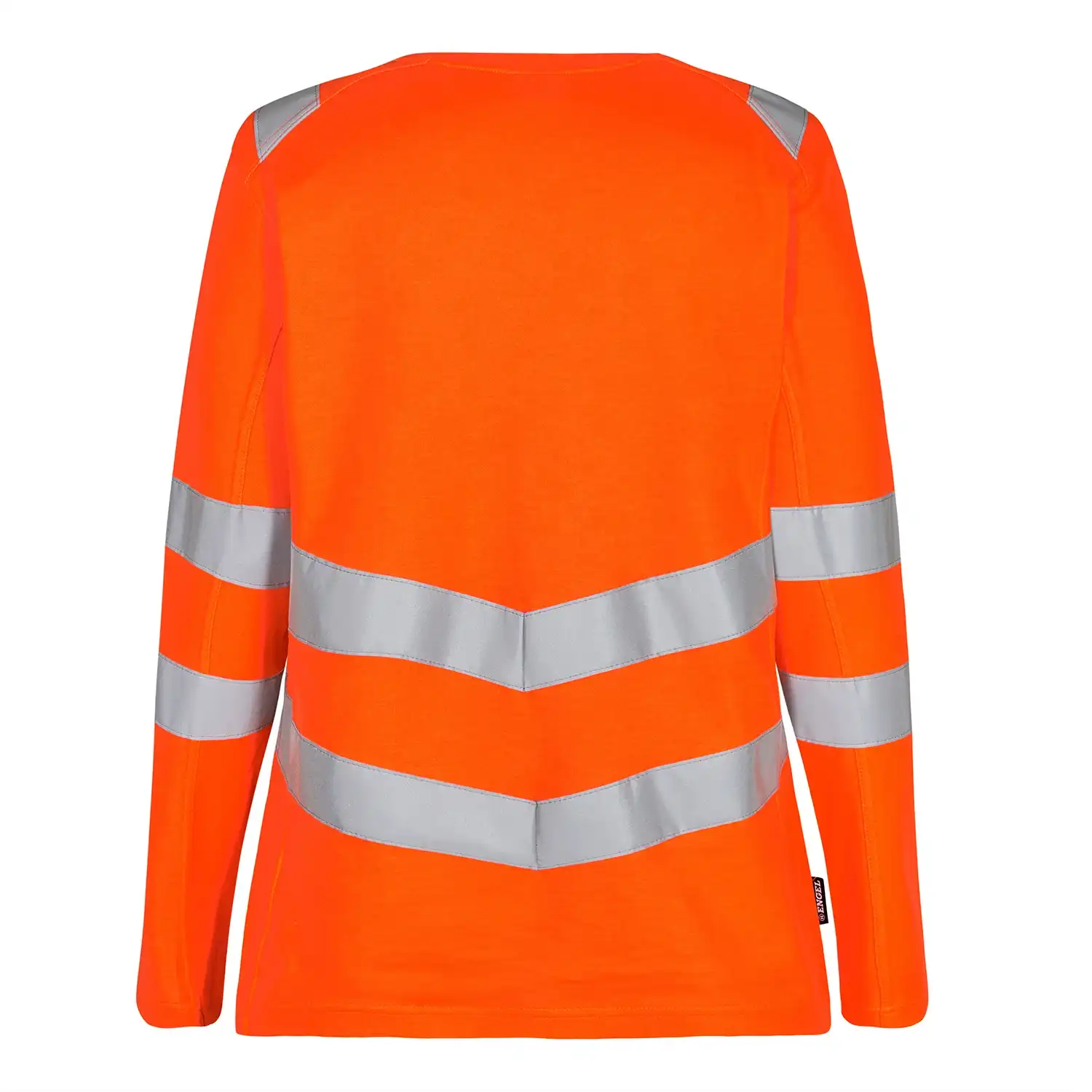 Damen Warnschutz Langarmshirt "9543-182" Safety Kl. 2 in Orange, XL - Thumbnail 2