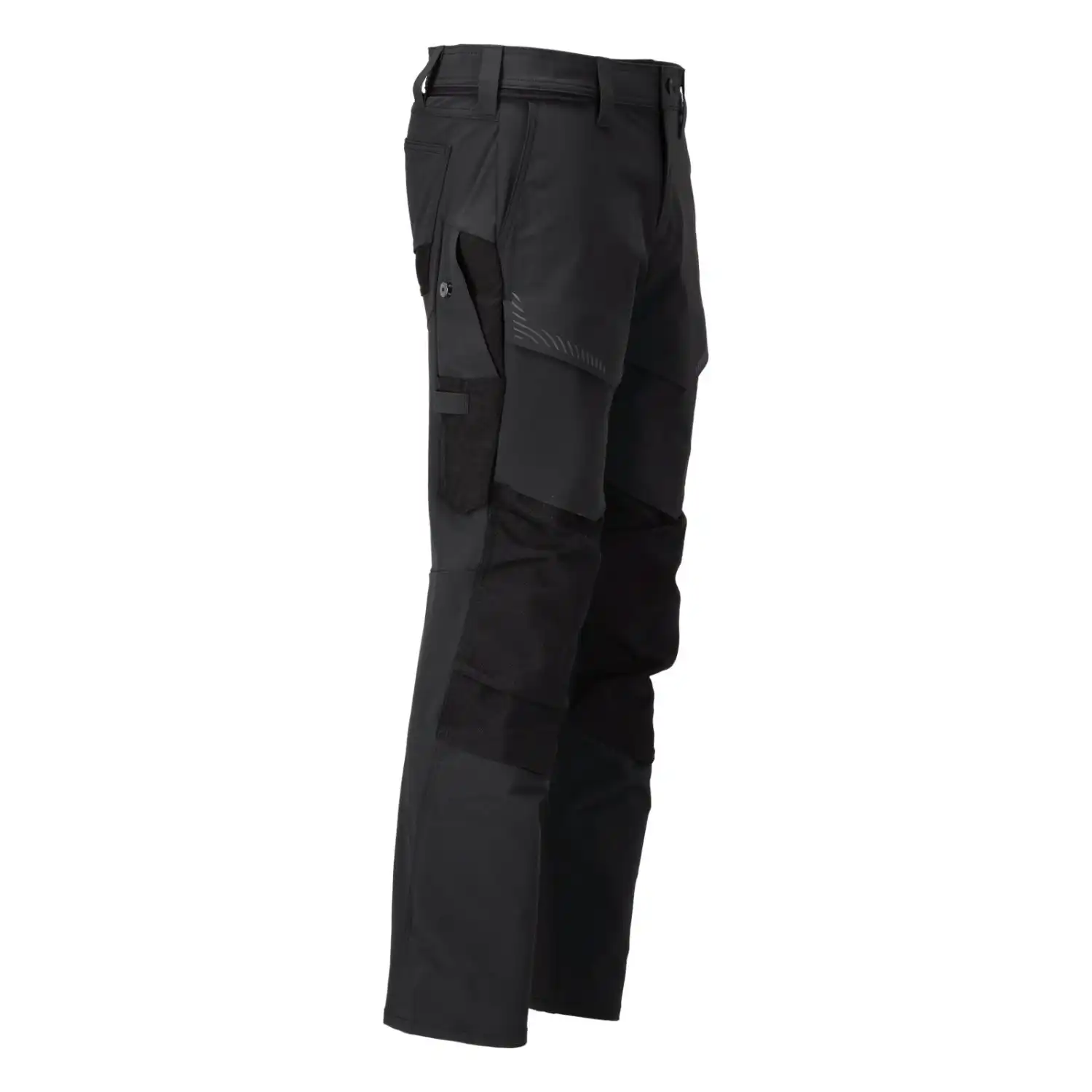 Stretch Bundhose "22379-311" Customized in schwarz, 76C44 - Thumbnail 4