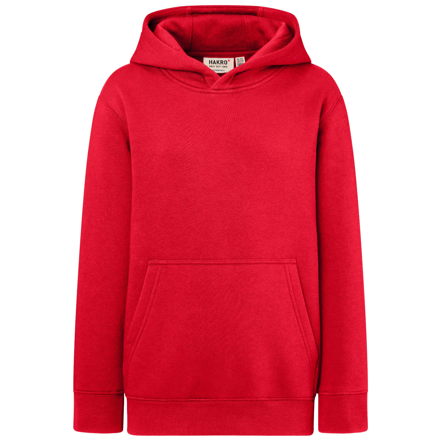 Kinder Hoodie Bio-Baumwolle "562" in 110/116, Rot - Thumbnail 1