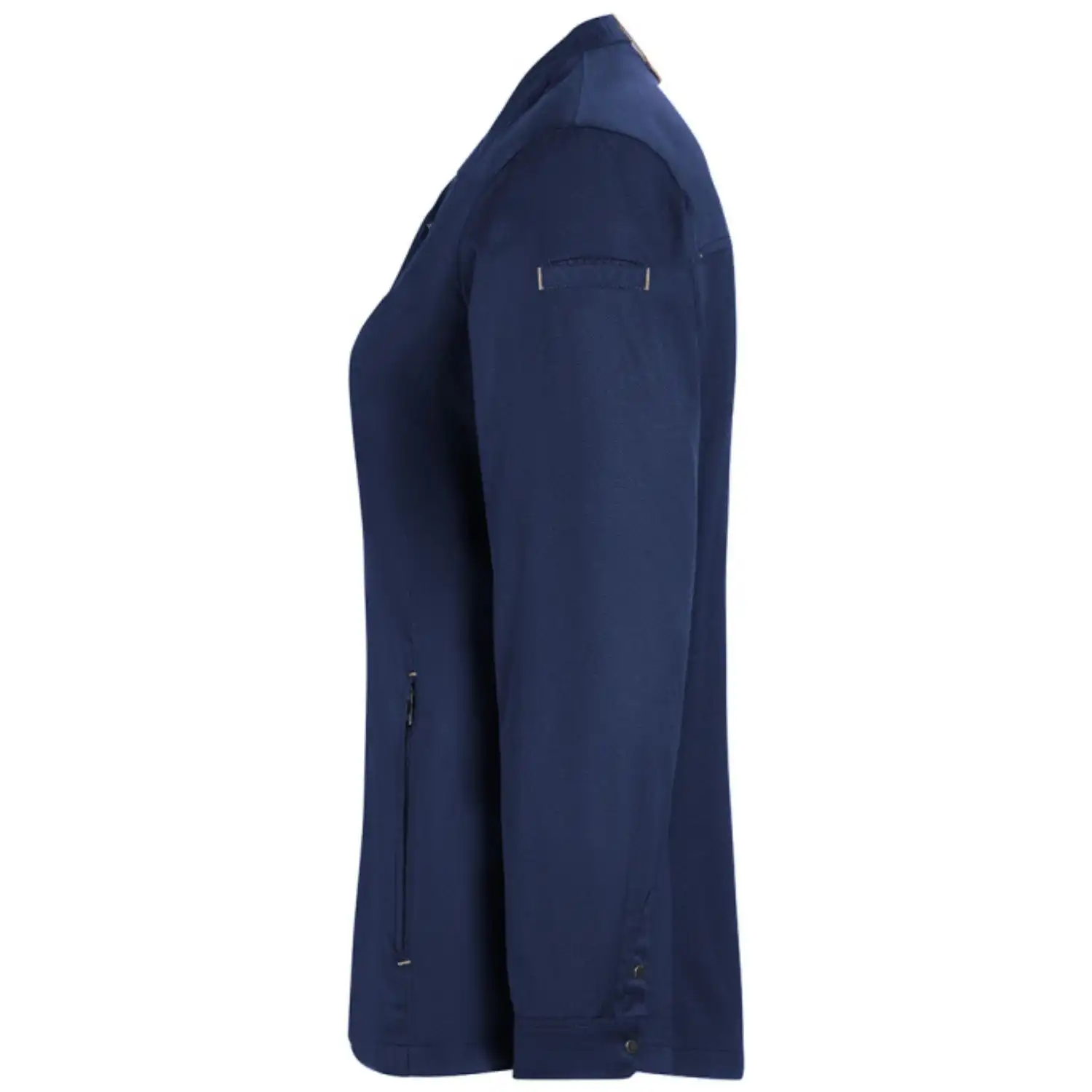 Damen Kochjacke "JF 26" in stahlblau, 46 - Thumbnail 4