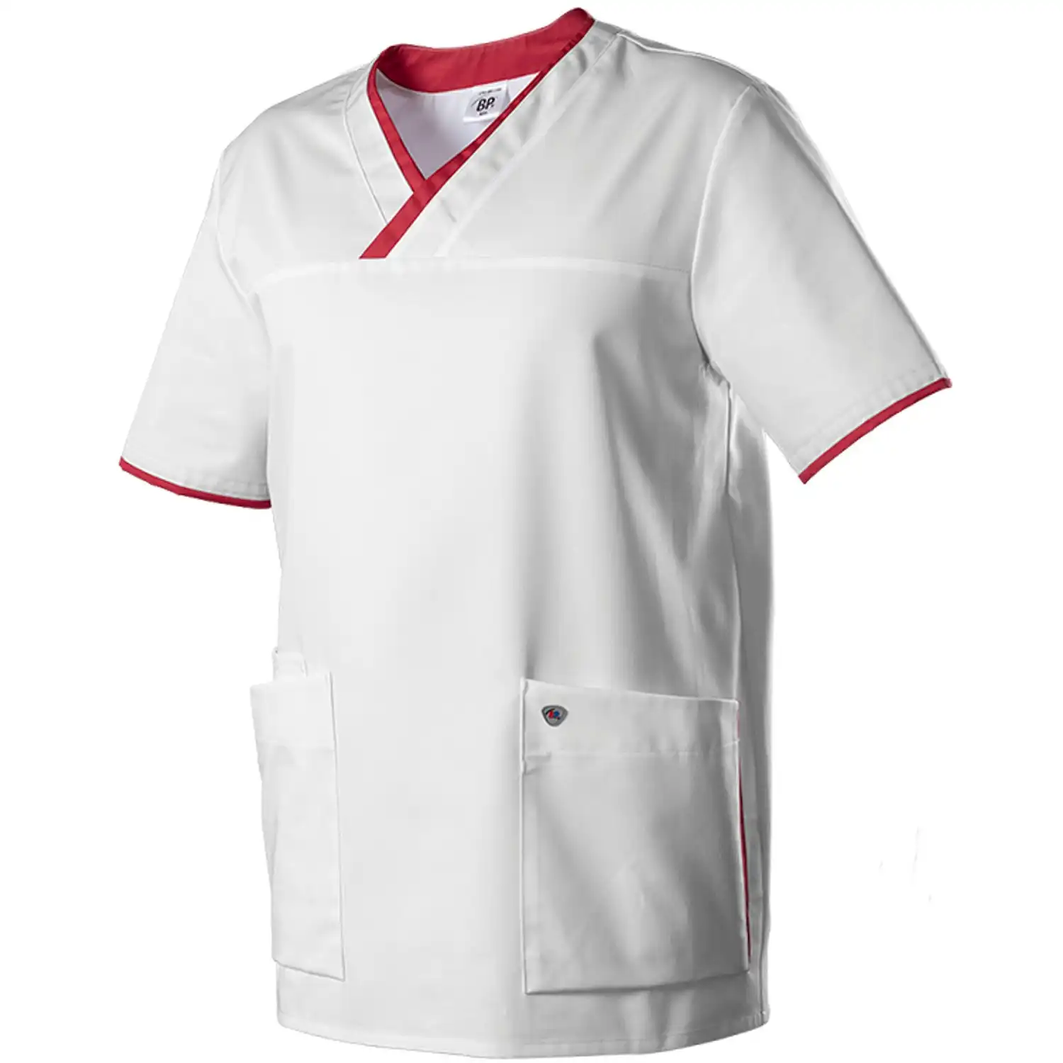 Schlupfkasack "1701-485" Med & Care in weiß/koralle, S - Thumbnail 1