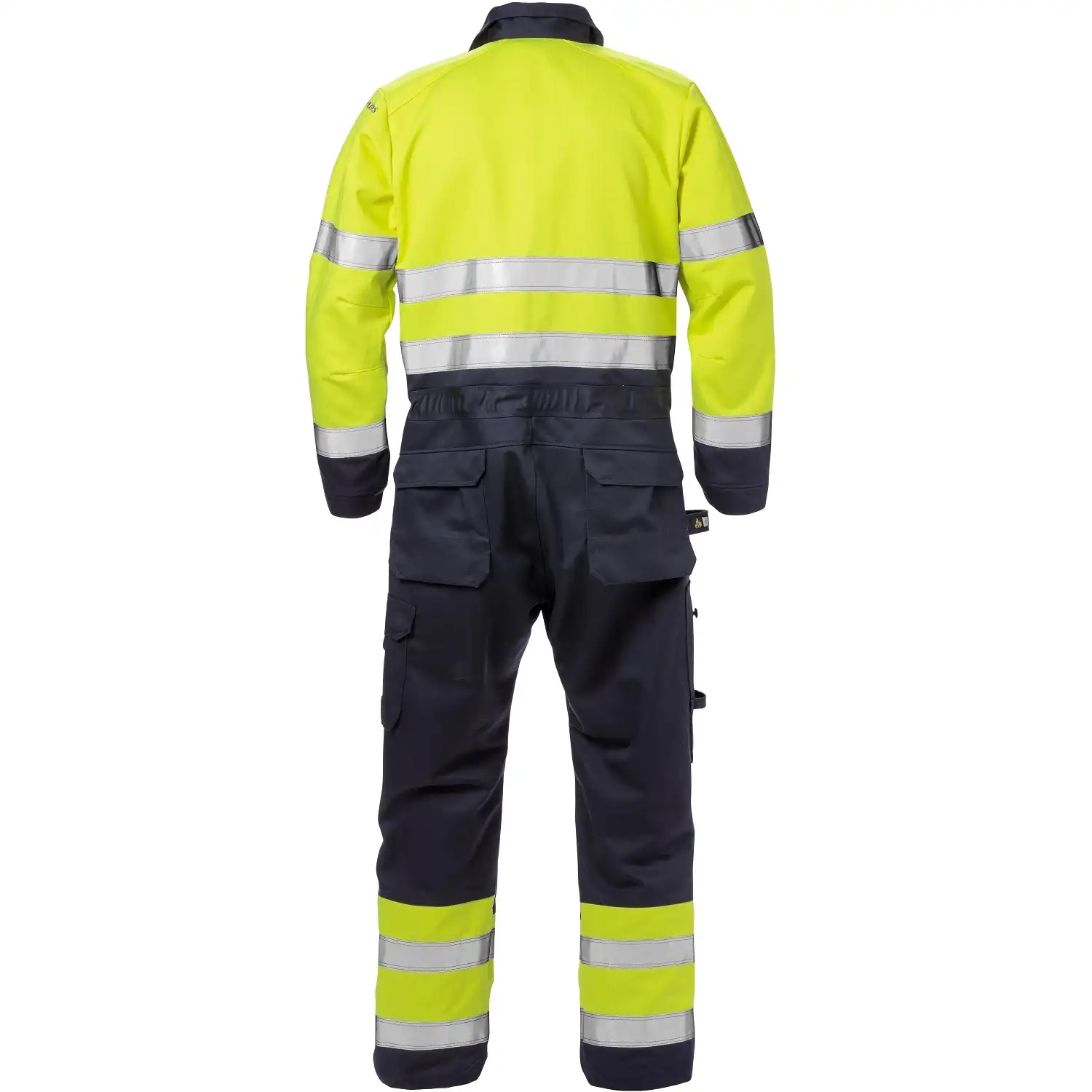 Multinorm Overall "8084 FLAM" Flame marine/gelb in L - Thumbnail 2