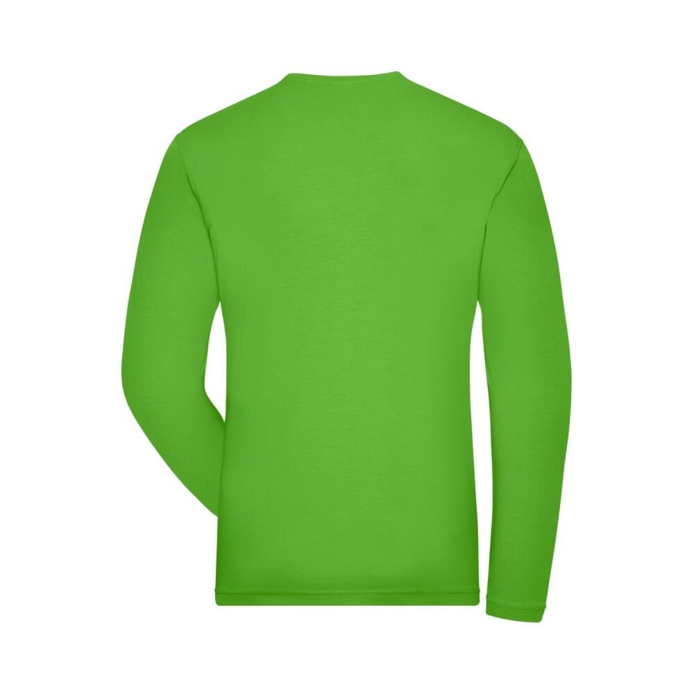 Bio Stretch Langarmshirt "JN1804" UV-Schutz in lime-green, L - Thumbnail 2