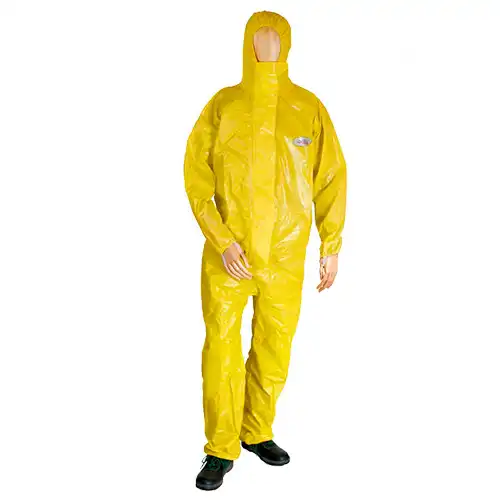 Chemie-Schutzoverall Typ3/4/5/6- CoverChem® gelb in 3XL - Bild 1