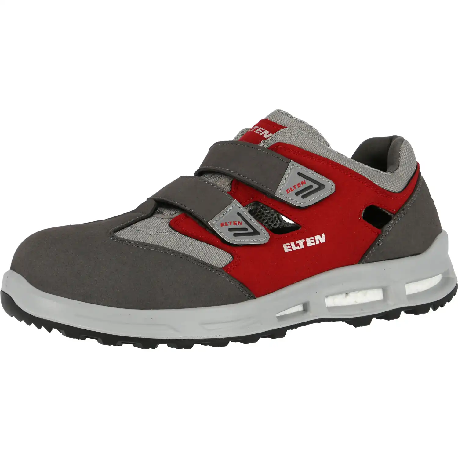Sicherheitssandale S1 "TRAVIS GREY-RED EASY" WELLMAXX in 36 - Thumbnail 1