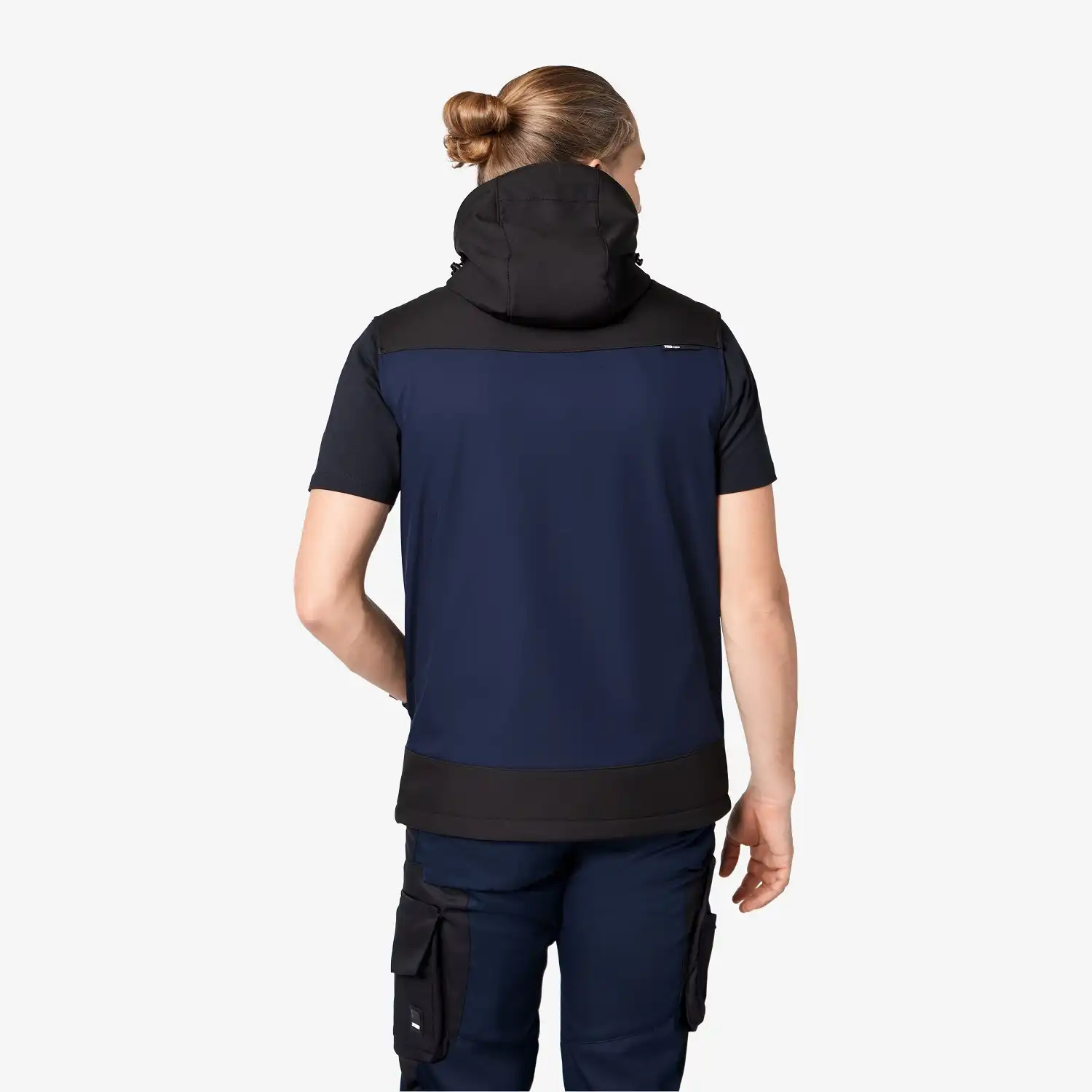 Softshellweste "JUSTUS" in marine/schwarz, L - Thumbnail 2