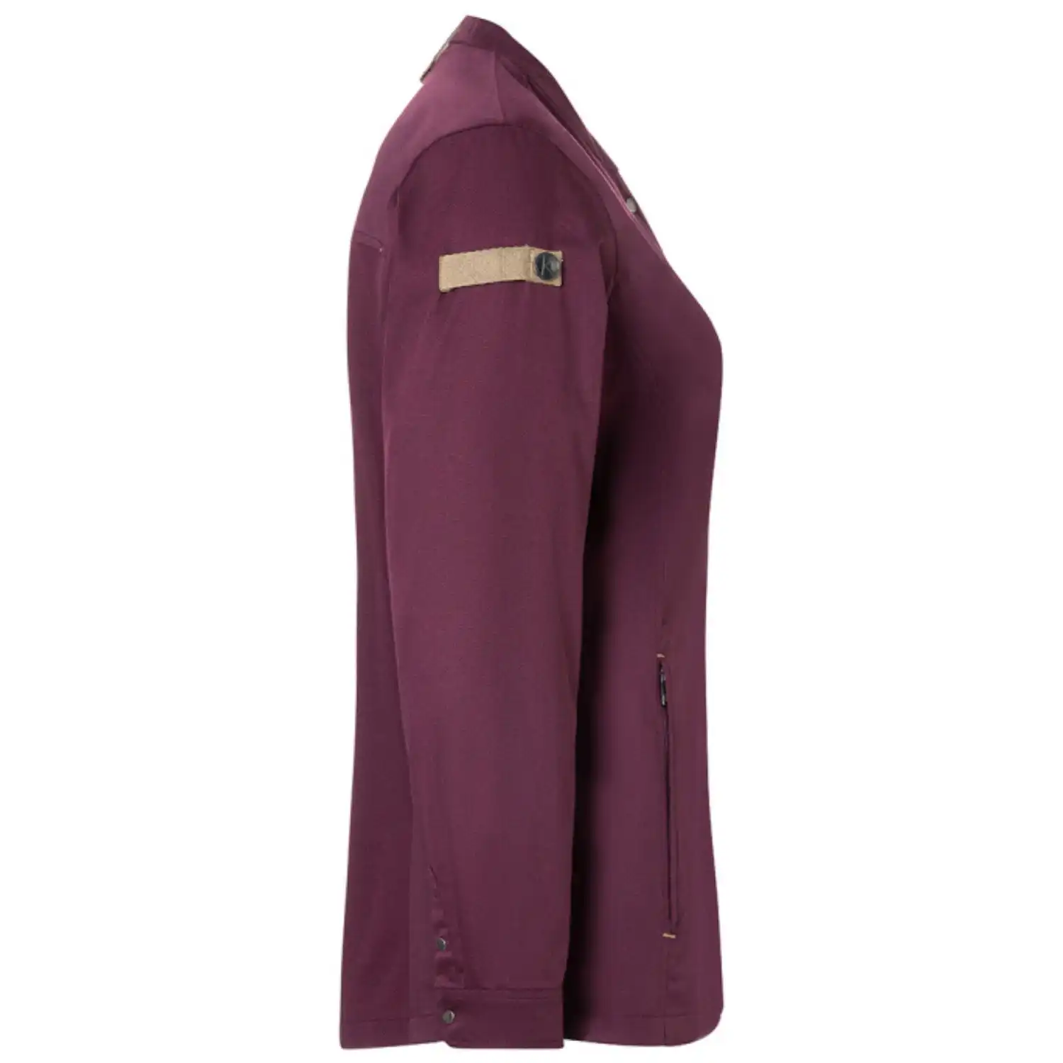Damen Kochjacke "JF 26" in aubergine, 48 - Thumbnail 3