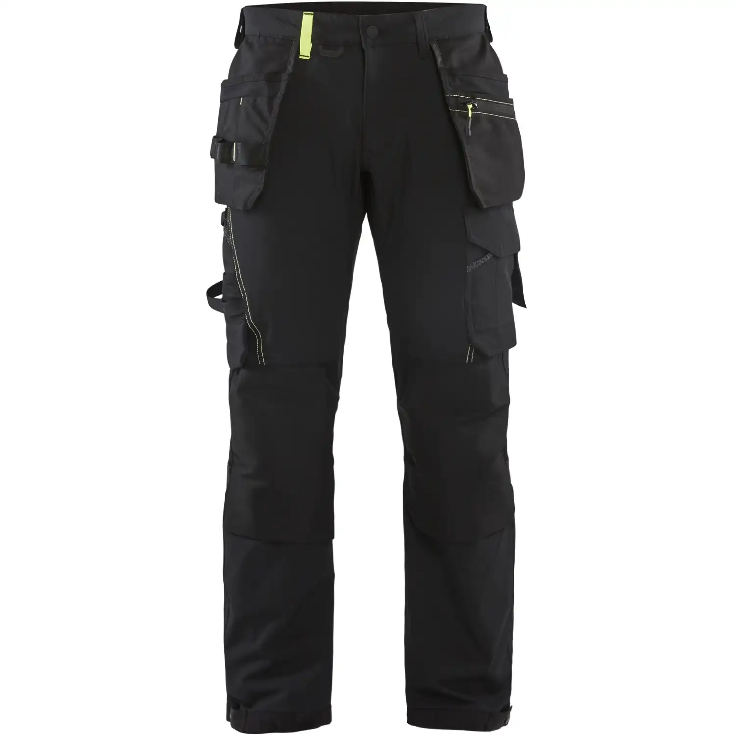 Stretch Handwerkerhose "1522" in schwarz/gelb, C146 - Bild 1