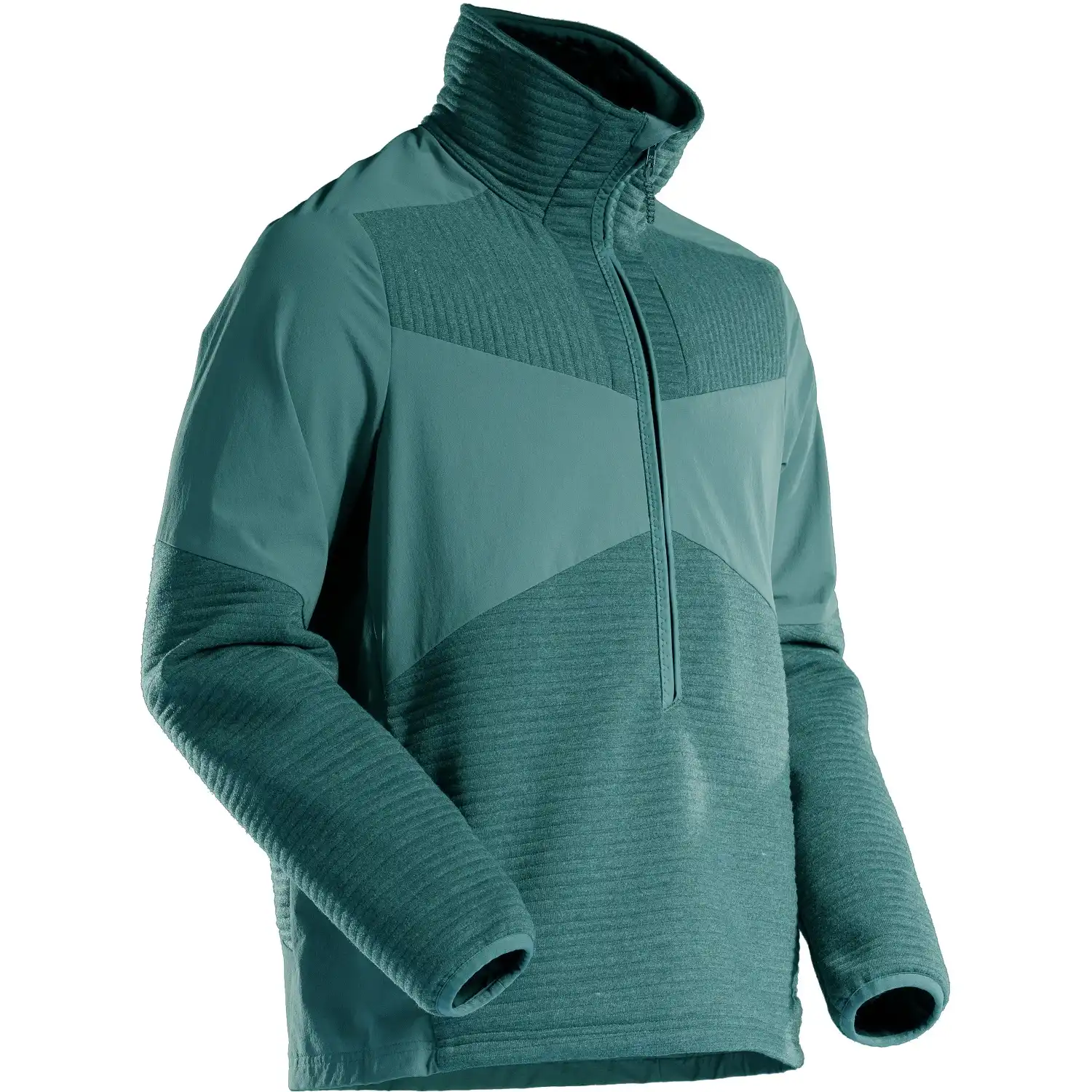 Fleece Zip-Sweatshirt "22005-681" Customized in waldgrün, XXL - Bild 1