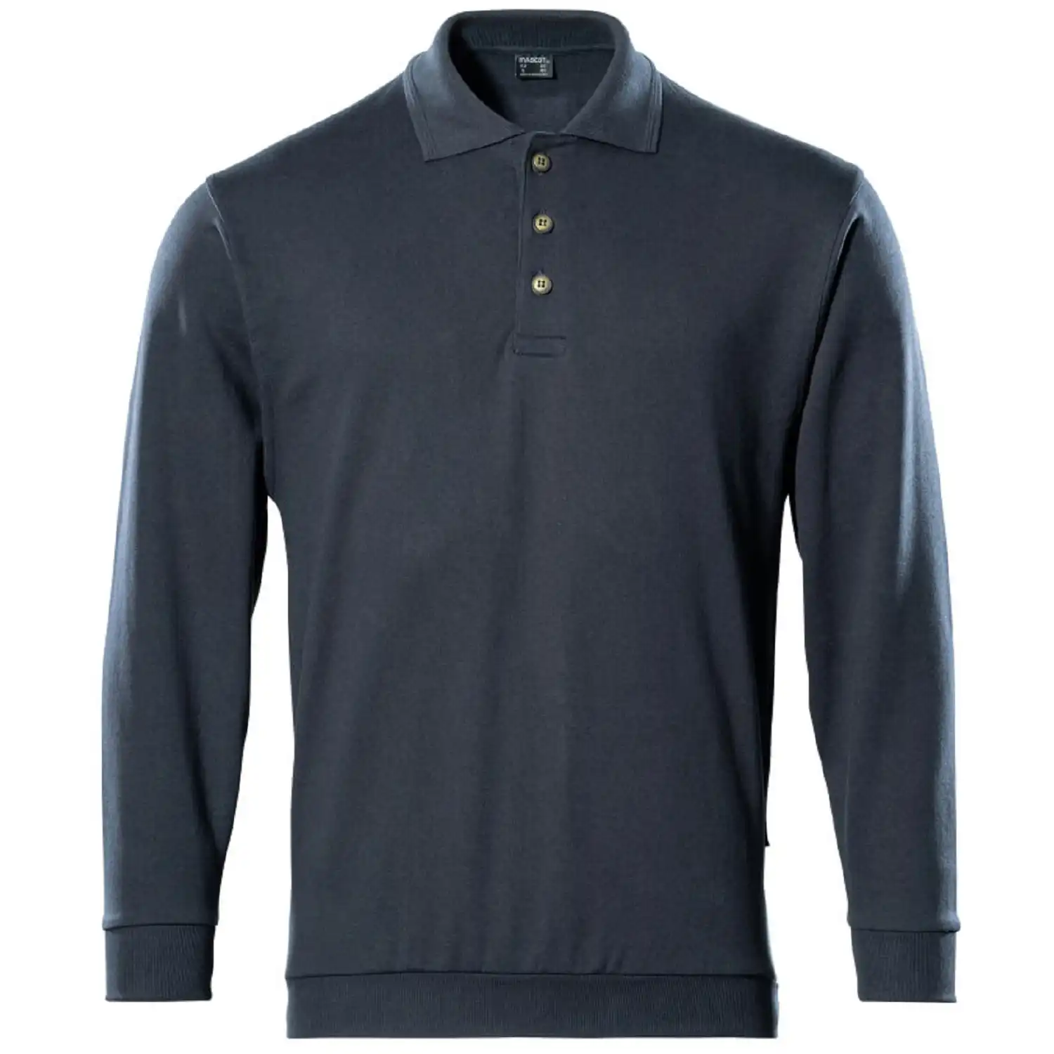 Polo-Sweatshirt "TRINIDAD" Crossover in schwarzblau, XXL - Bild 1