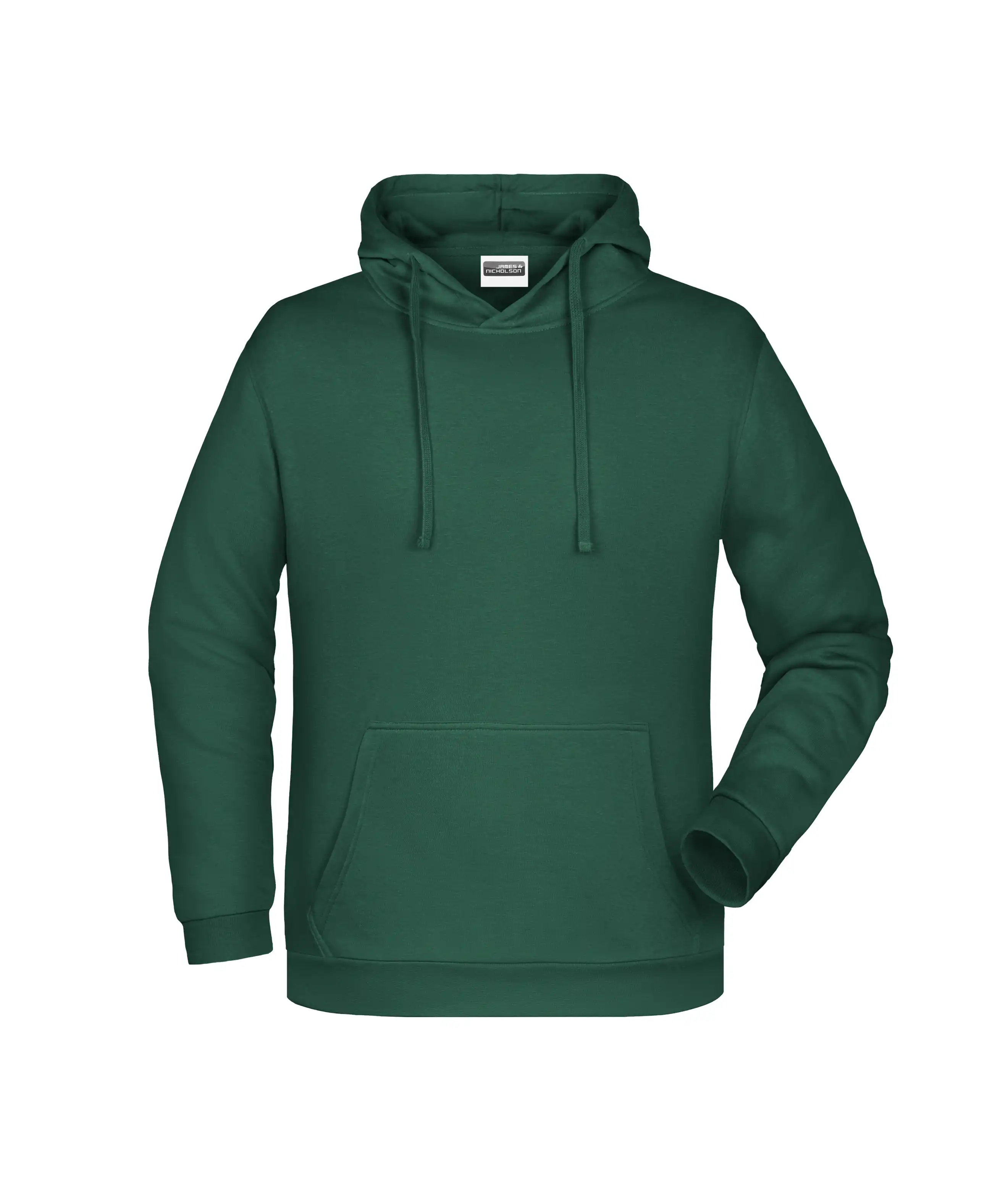 Herren Basic Hoody Men "JN796" in dark-green, 3XL - Thumbnail 1