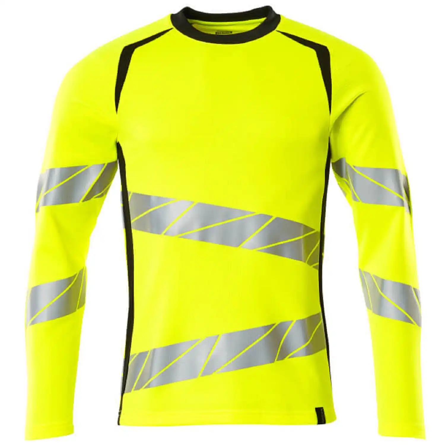 Warnschutz Langarmshirt "ACCELERATE SAFE" UV-Schutz in gelb/schwarz, XXL - Thumbnail 1