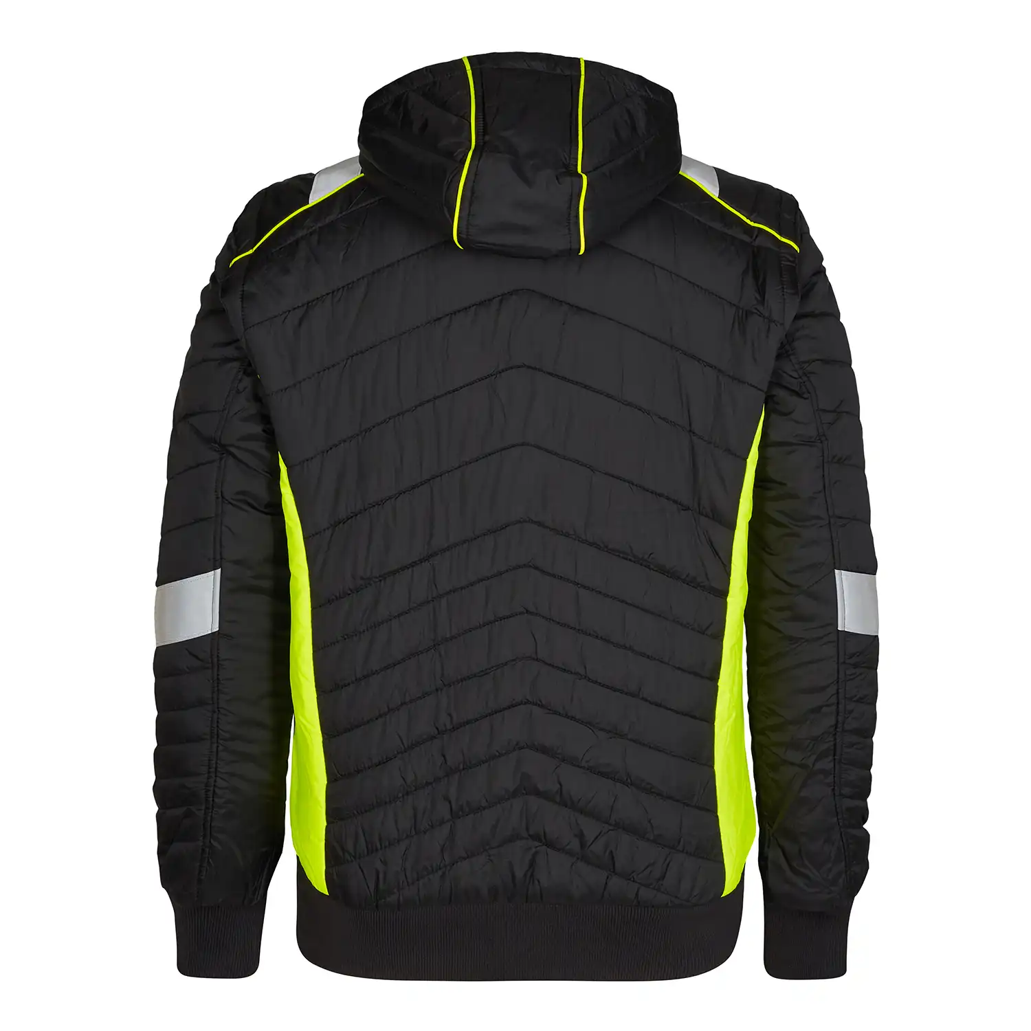 Steppjacke "1870-224" Cargo in schwarz/gelb, S - Thumbnail 2