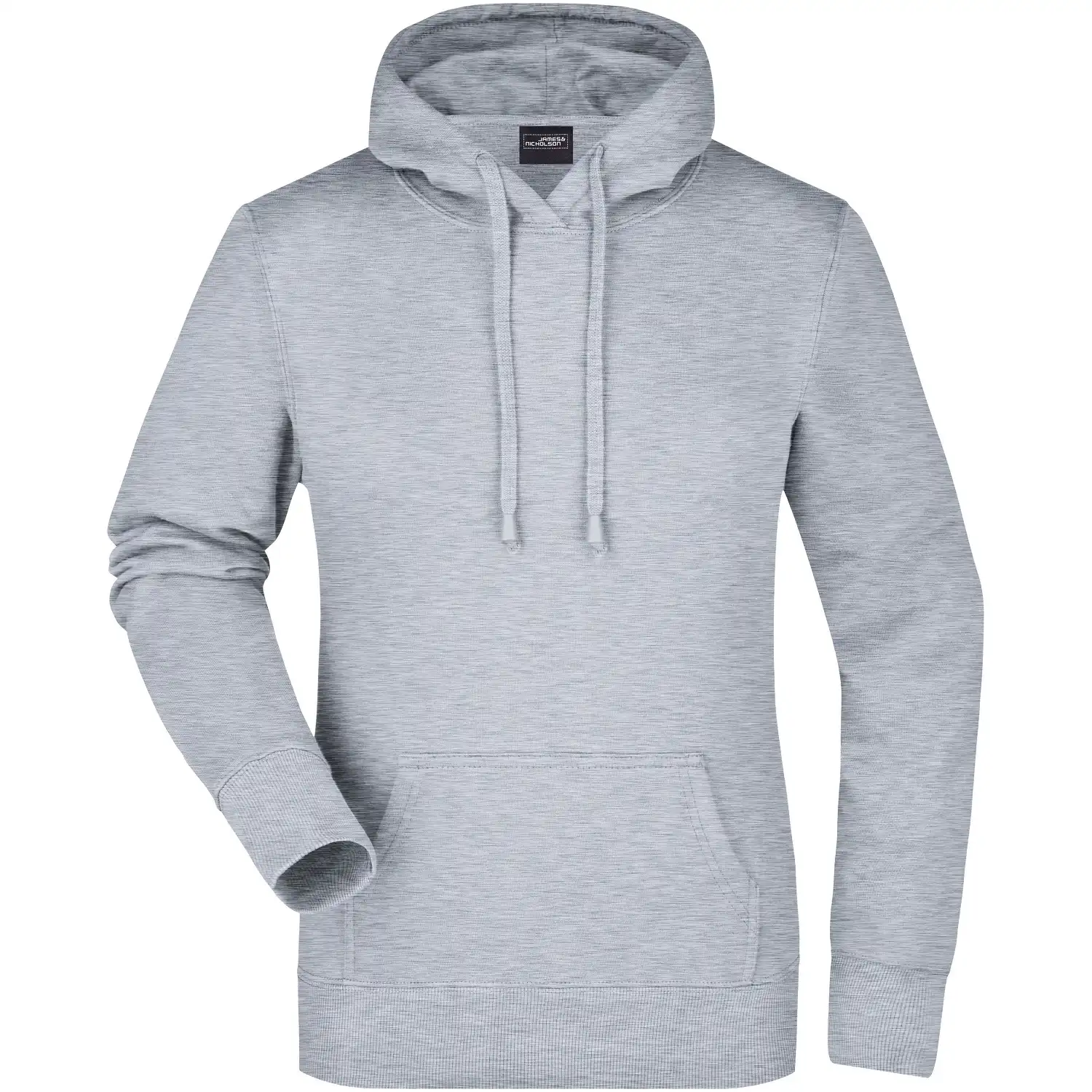 Damen Kapuzensweatshirt "JN051" in grey-heather, S - Bild 1