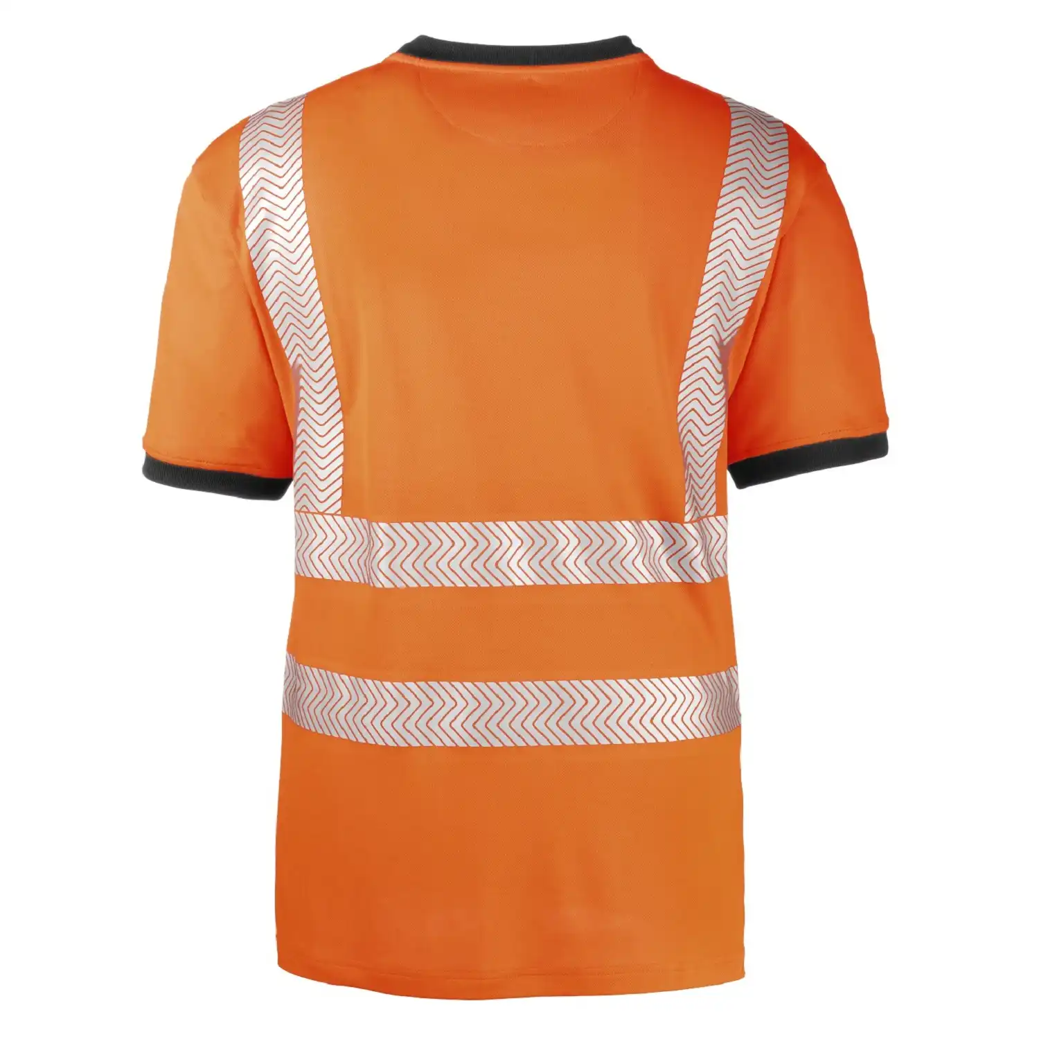 Warnschutz T-Shirt "MIAMI" UV-Schutz in orange/grau, S - Thumbnail 2