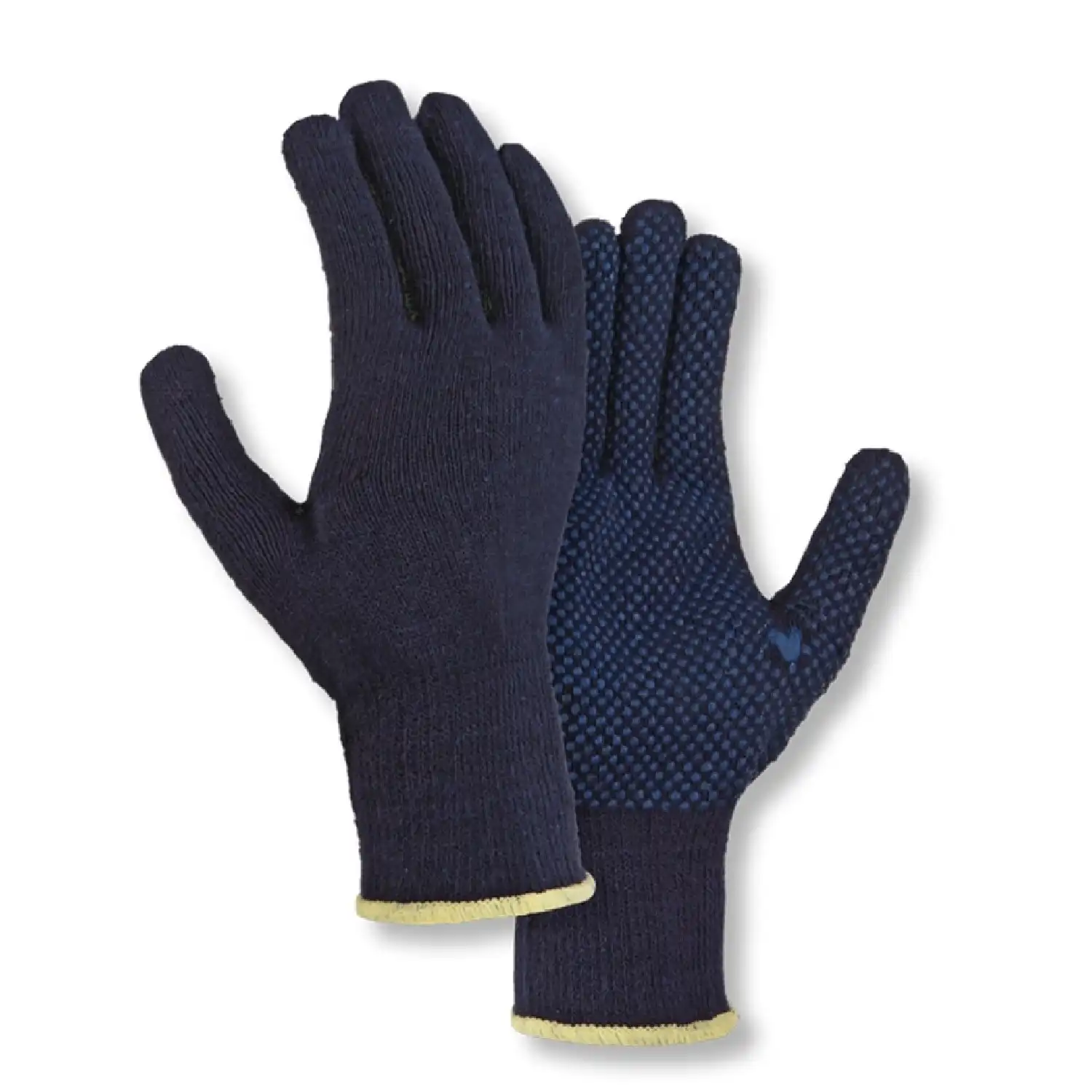 BW/Poly Mittelstrickhandschuhe "1938" mit Noppen in 8 (M) - Thumbnail 3