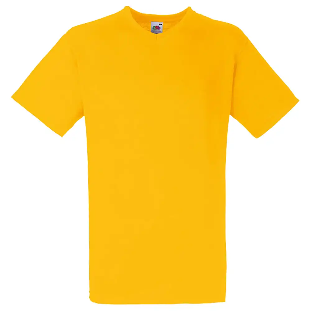 T-Shirt "F270" V-Ausschnitt Valueweight in sunflower, XXL - Bild 1