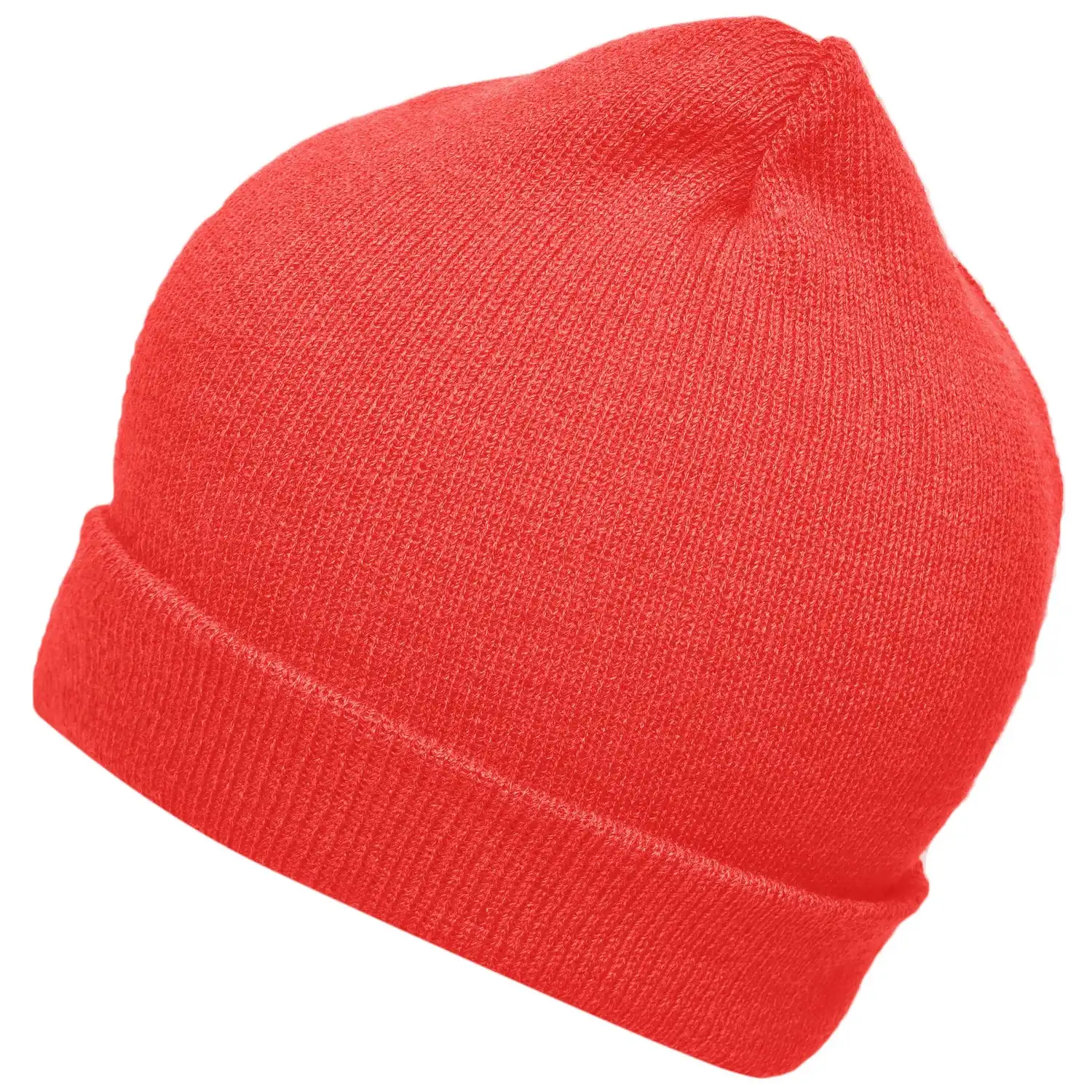 Strickmütze "MB7112" Basic in red - Thumbnail 1
