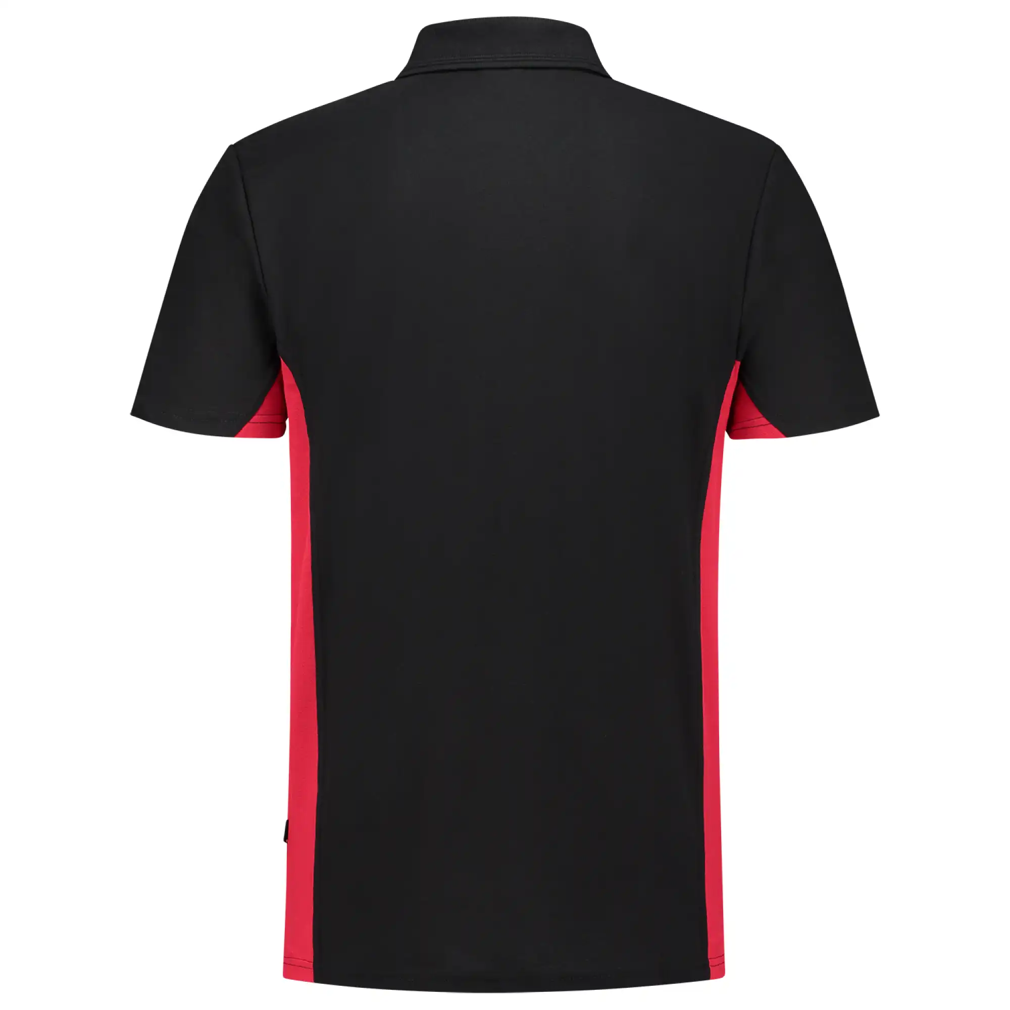 Polo-Shirt Bicolor "202004" Workwear in black/red, XS - Thumbnail 2