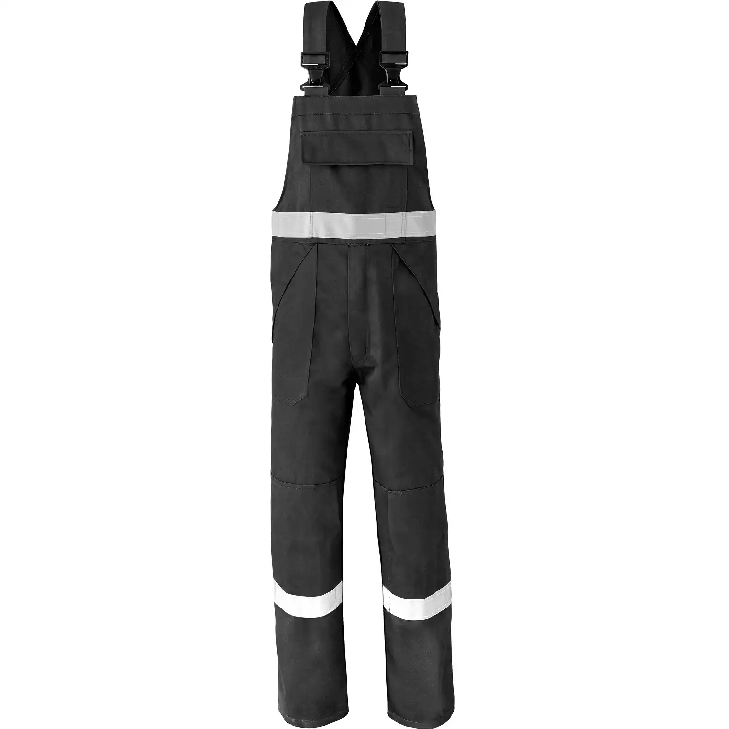 Multinorm Latzhose "2151" 5safety in schwarz, 48 - Bild 1