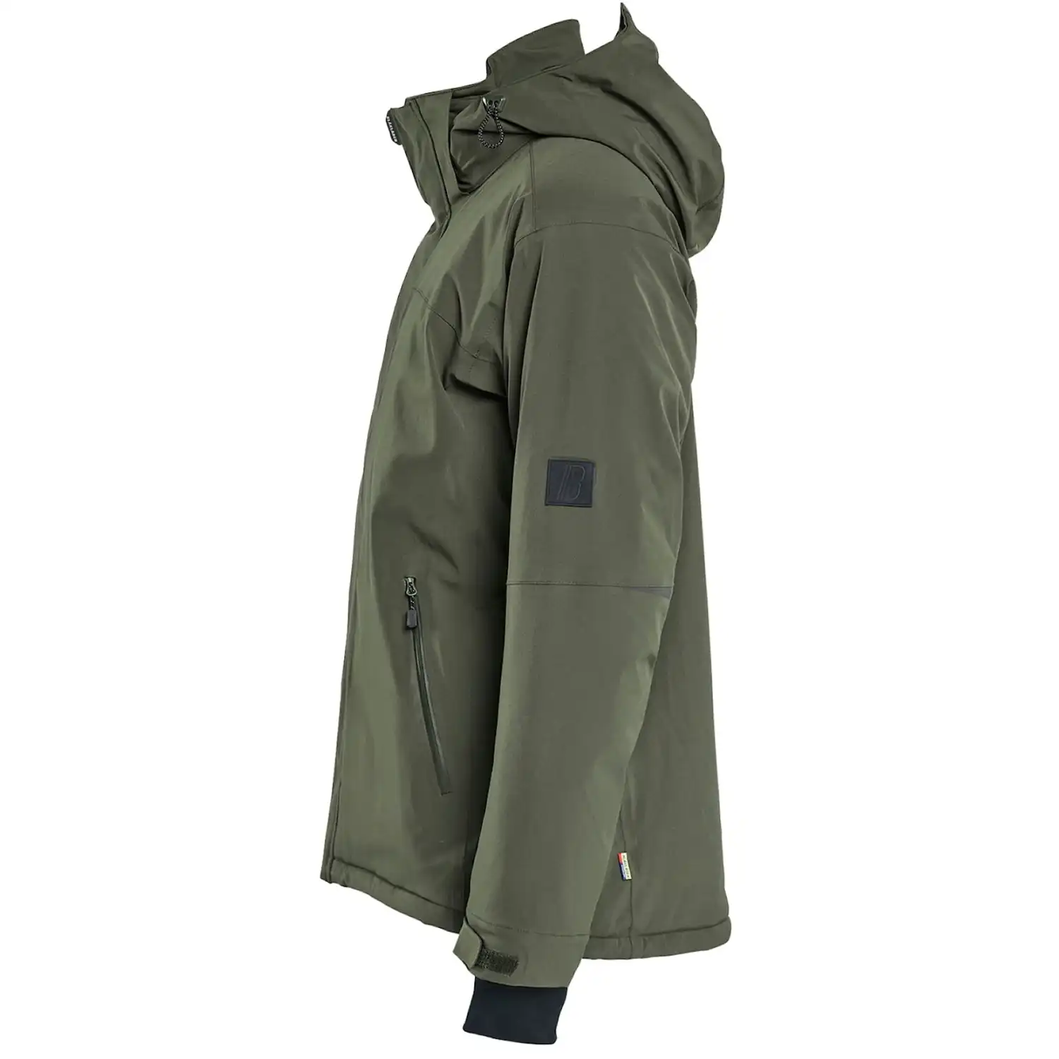 Stretch Winterjacke "STRIKER" in waldgrün, L - Thumbnail 4