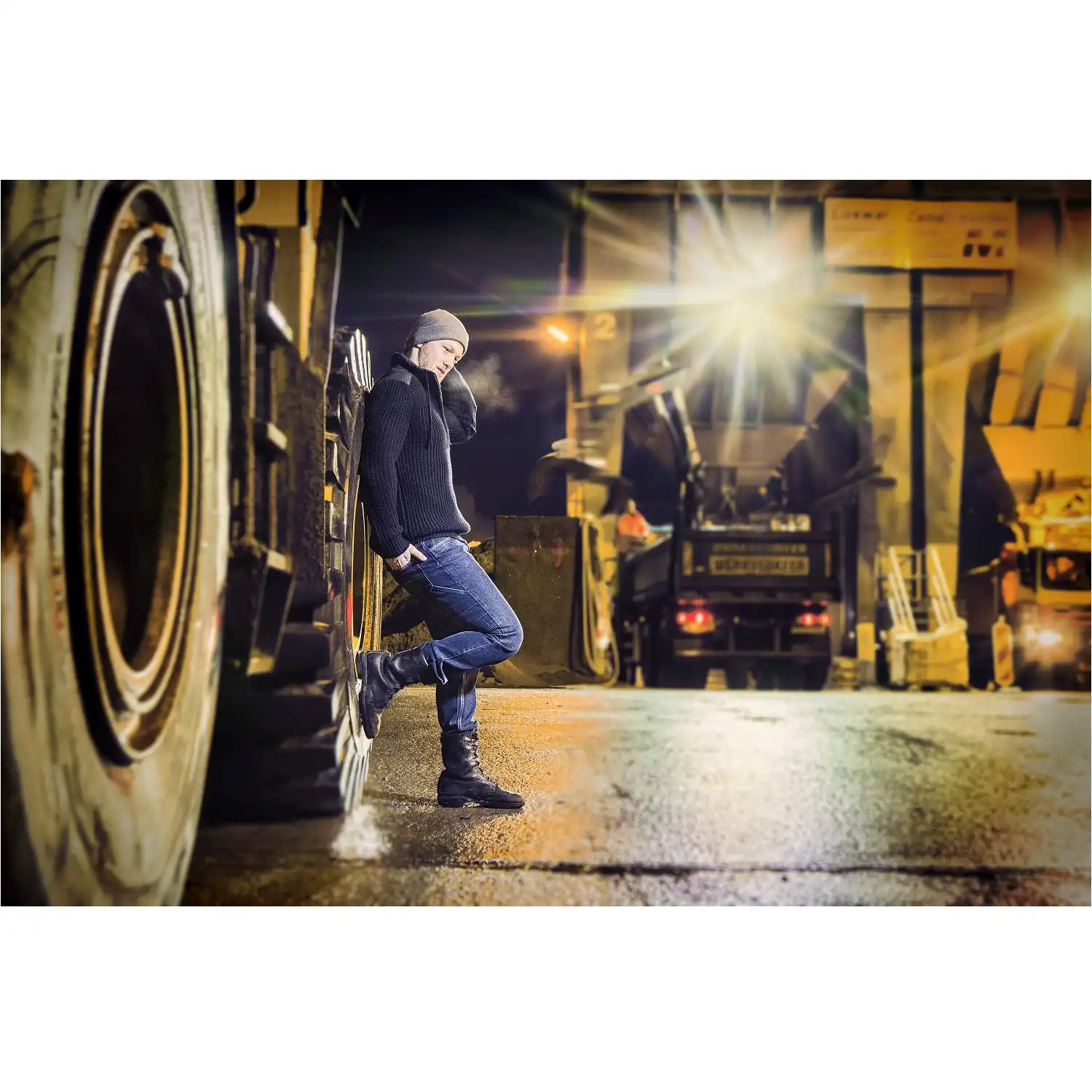 Jeans "MIKE" A50 dark blue in W34L32 - Thumbnail 4