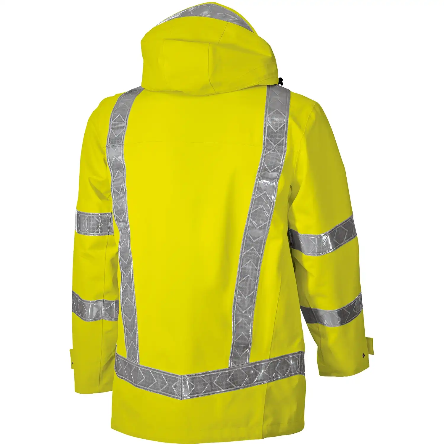 Warnschutz Regenjacke "2120-880" Hi-Vis Comfort in warngelb, XL - Thumbnail 2