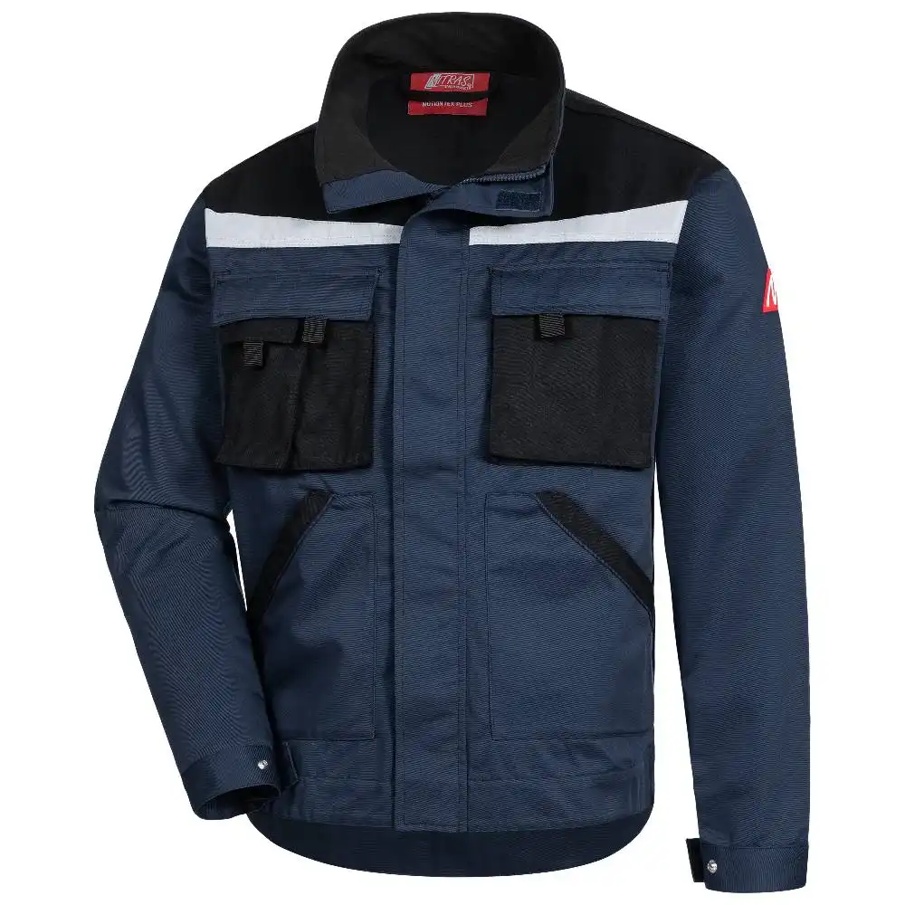 Arbeitsjacke "MOTION TEX PLUS" in marine/schwarz, 48 - Thumbnail 1