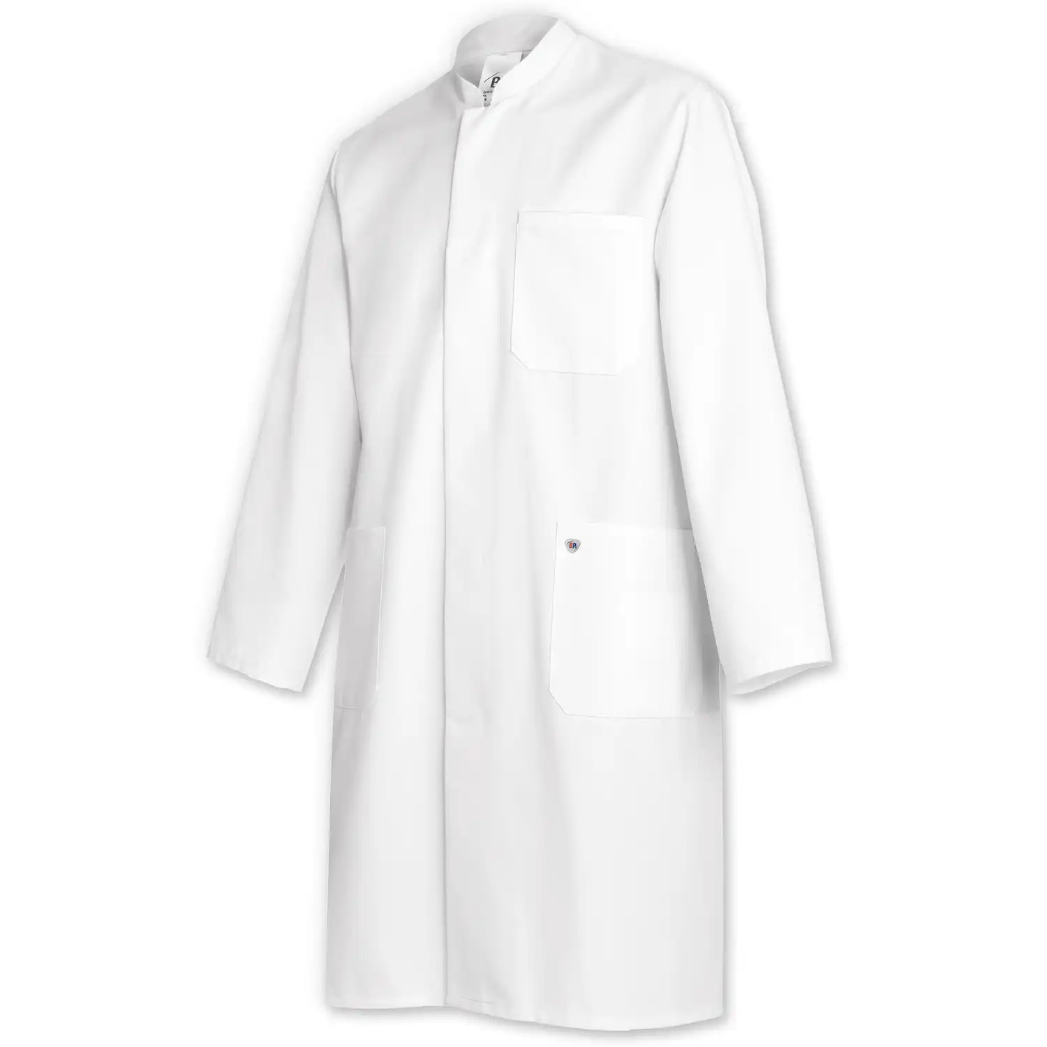 Berufsmantel Stehkragen 1626-130 100% BW weiß in 50 - Bild 1