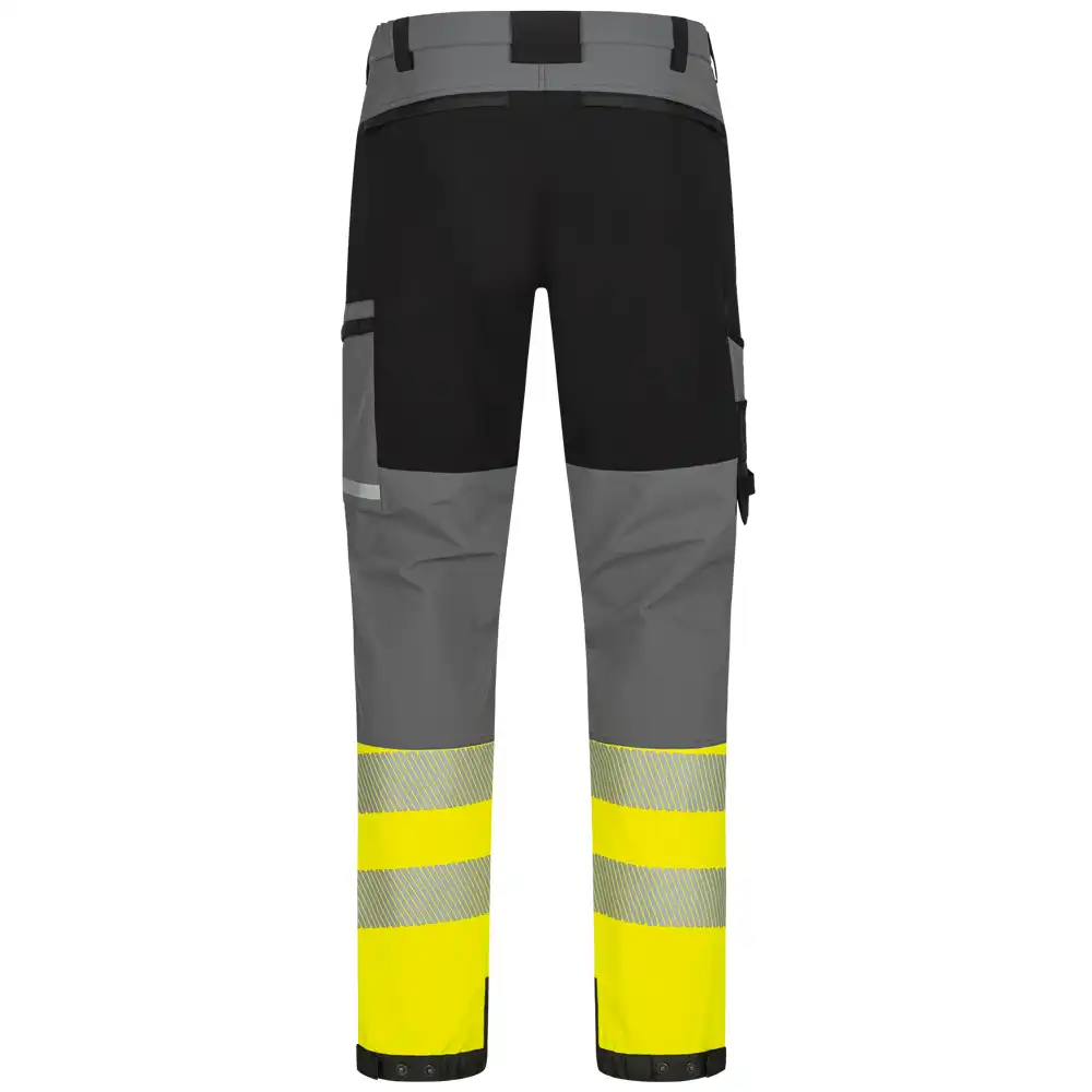 Warnschutz Stretch Bundhose Kl. 1  in grau/schwarz/gelb, 24 - Thumbnail 2
