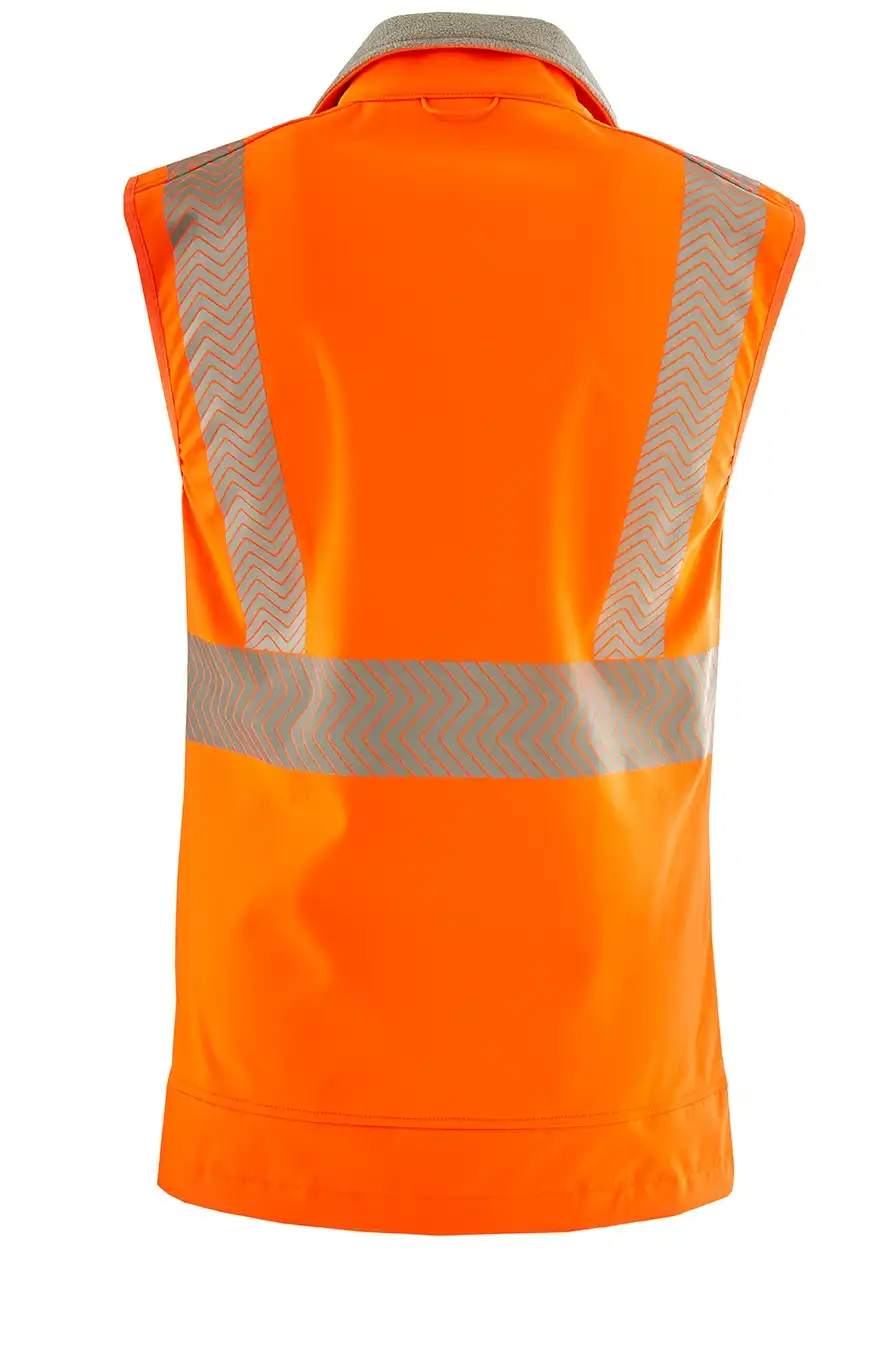 Warnschutz Softshell-Weste "PARAMUS" in Orange, L - Thumbnail 2