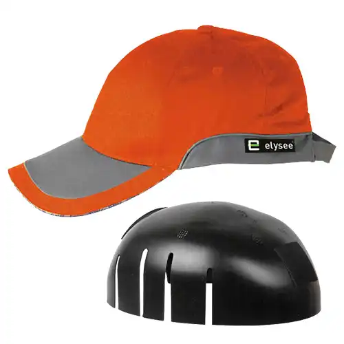 Cap mit Anstoßkappe "GREG" EN 812  in Orange - Bild 1
