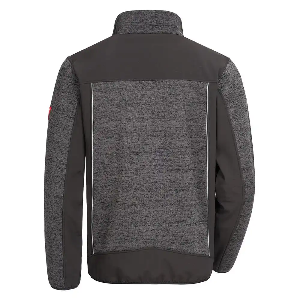 Strick-Softshelljacke "MOTION TEX PLUS" in schwarz, L - Thumbnail 2