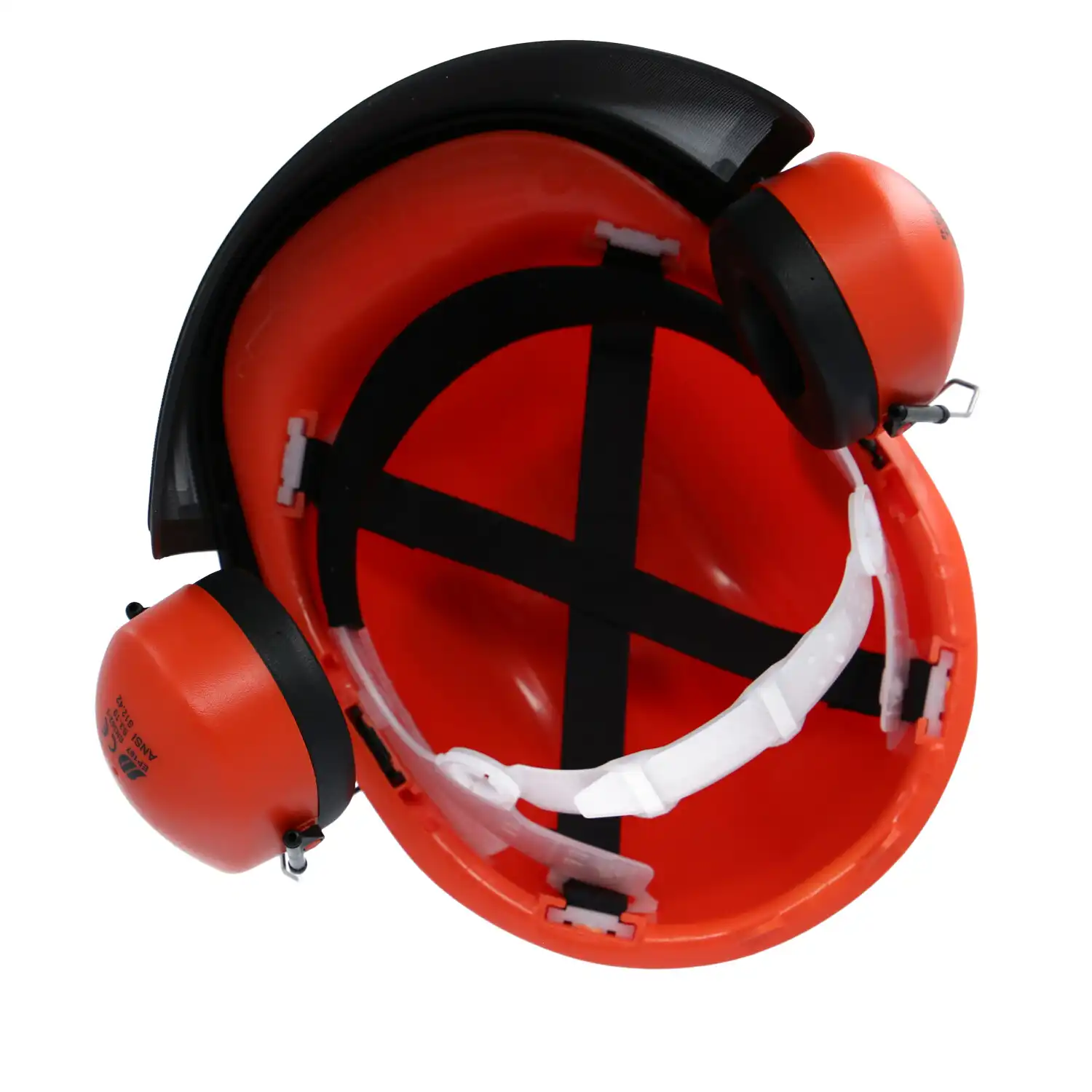 Forstschutz-Helmkombination "BASIC" orange SNR-22db - Thumbnail 2