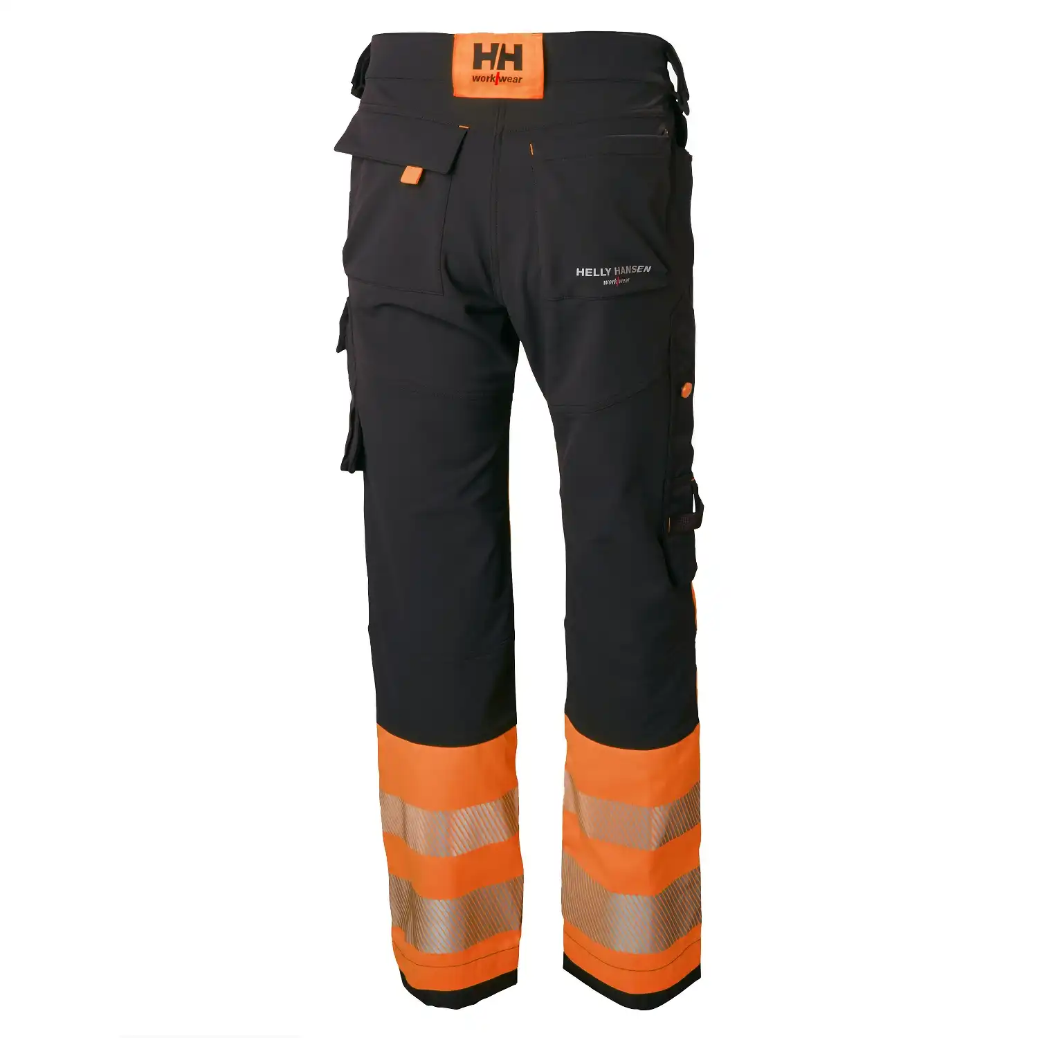 Warnschutz Bundhose "ICU" in orange/schwarz, C44 - Thumbnail 2