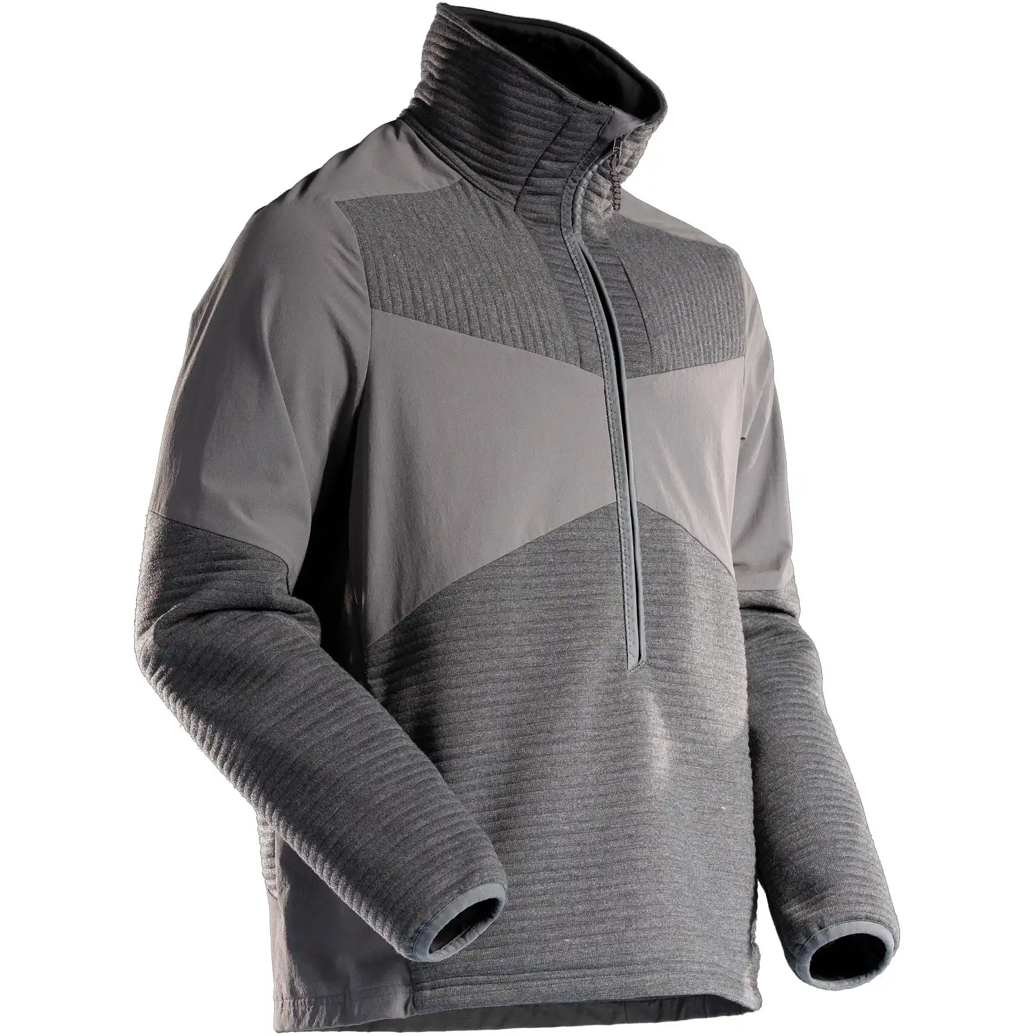 Fleece Zip-Sweatshirt "22005-681" Customized in anthrazit, XXL - Bild 1