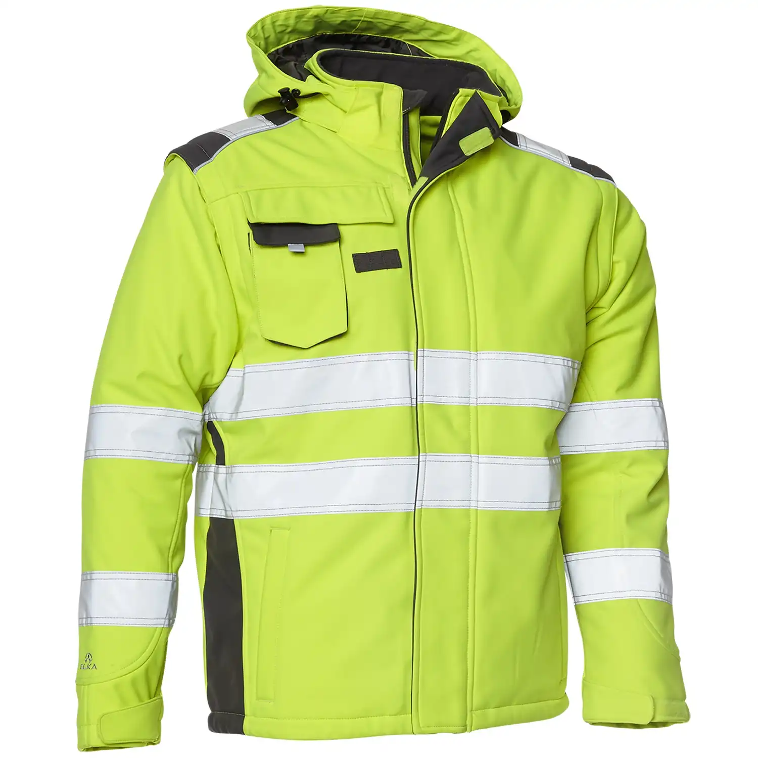 Warnschutz Winter Softshelljacke "116514R" Visible Xtreme Kl. 3 in fluorgelb, L - Bild 1