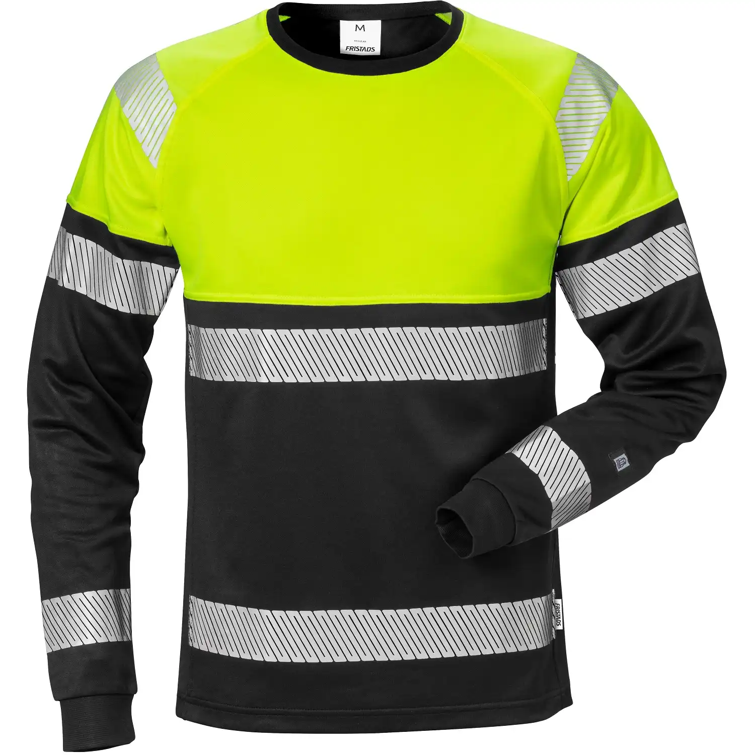Warnschutz Langarmshirt "7519 THV" Stiby UV-Schutz in gelb/schwarz, XL - Thumbnail 1