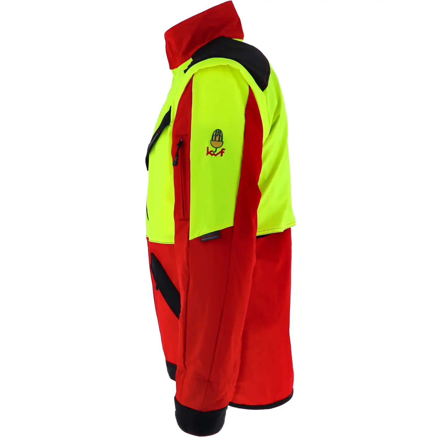 Forstjacke "CORDURA" 2-in-1 warngelb in M - Thumbnail 3