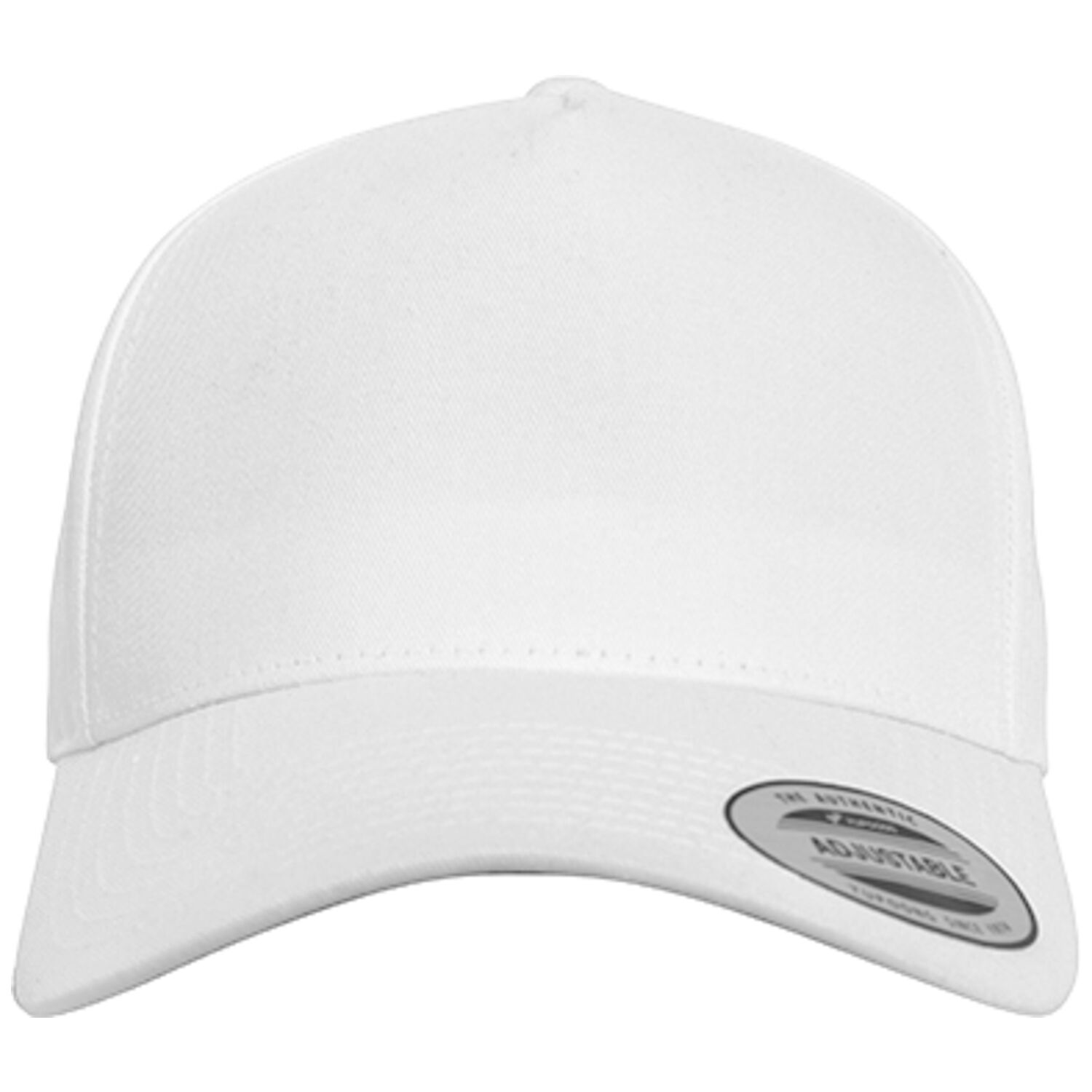 5-Panel-Snapback-Cap in Weiß - Bild 1