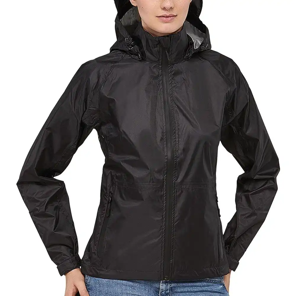 Damen Regenjacke "INFINITY" in schwarz, L - Bild 1