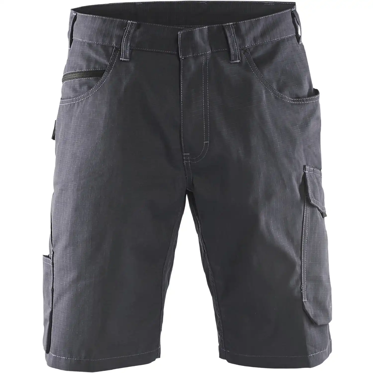 Service-Shorts "1499" in mittelgrau/schwarz, C48 - Bild 1