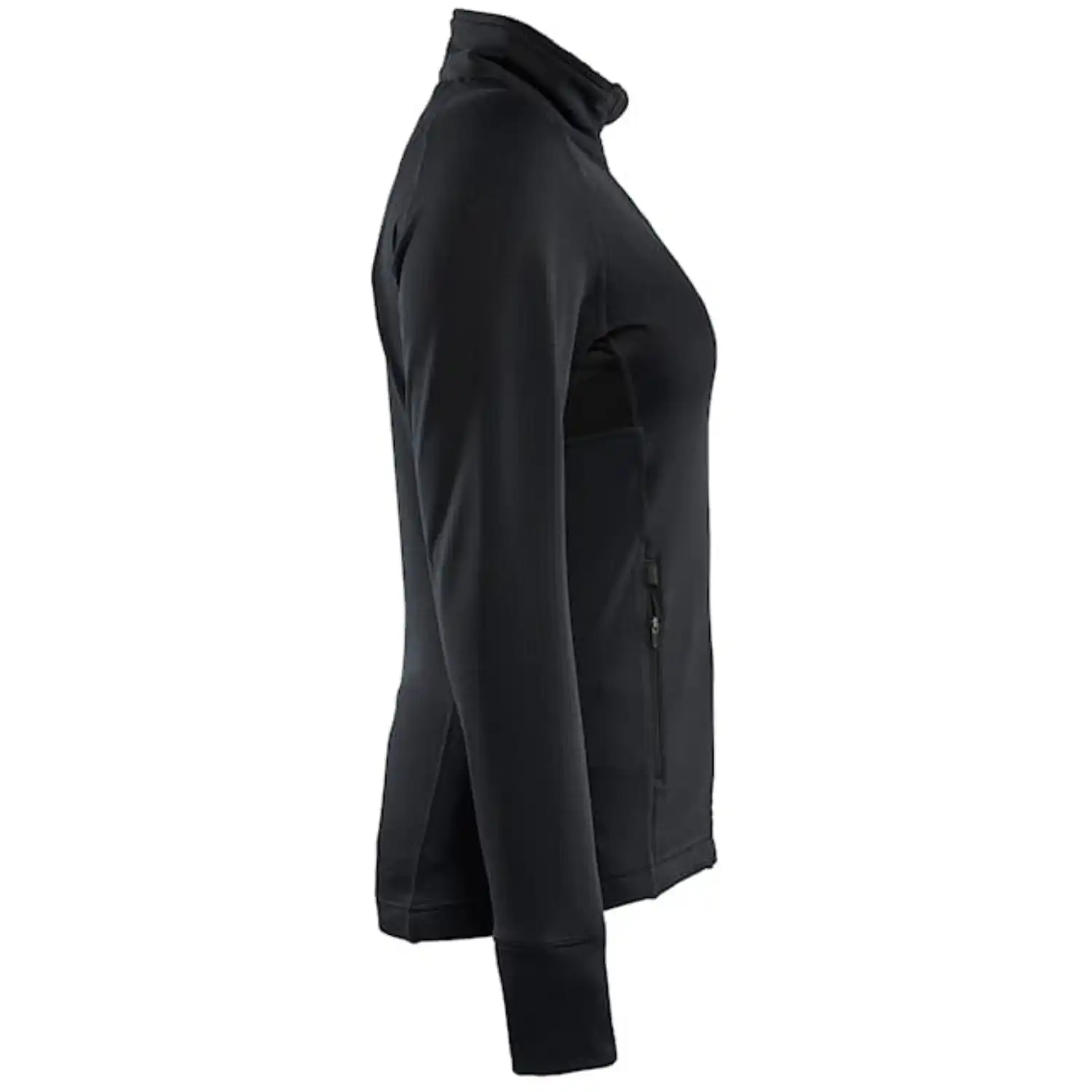 Damen Fleecejacke "STRIKER" in schwarz, M - Thumbnail 3