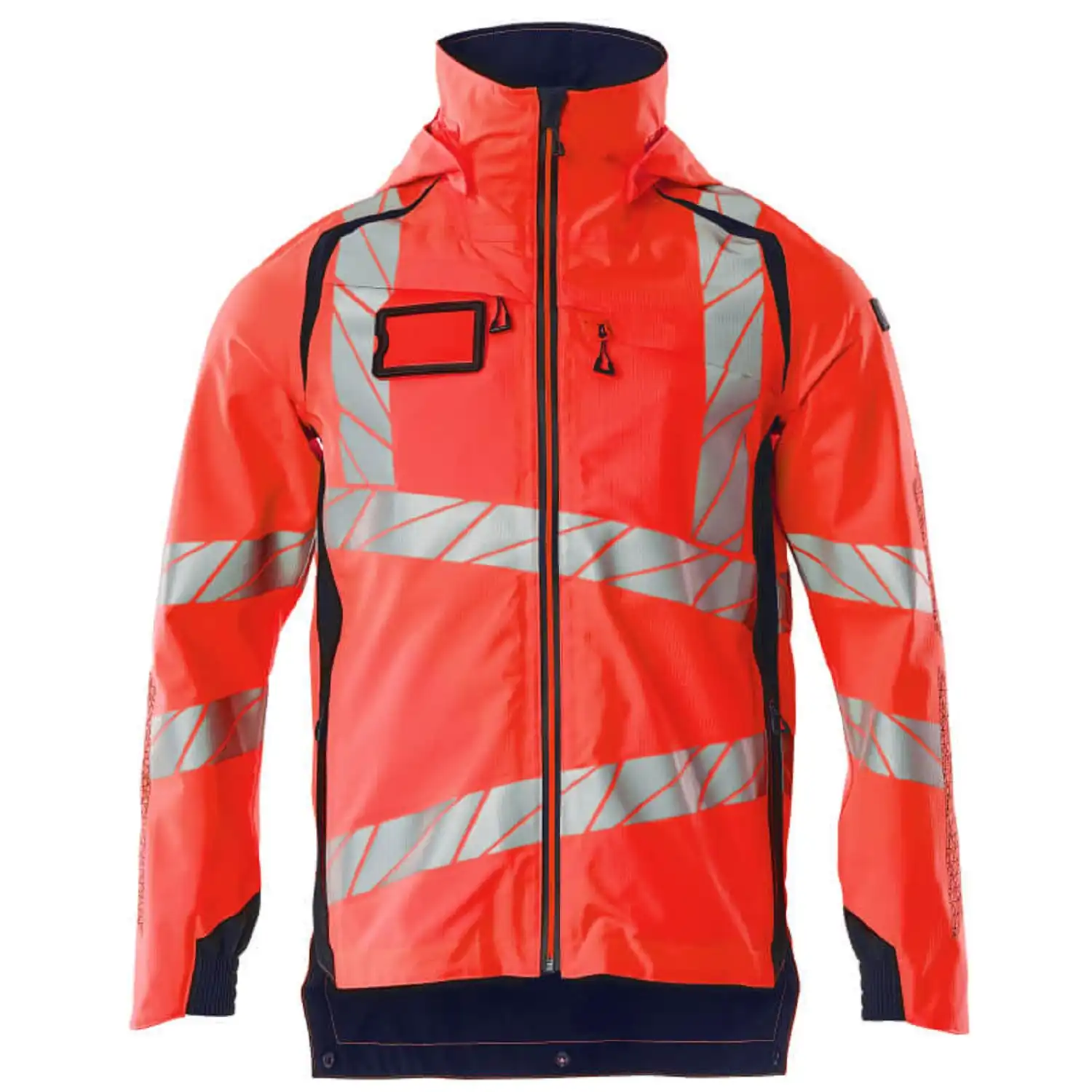 Warnschutz Regenjacke "ACCELERATE SAFE" in rot/schwarzblau, S - Thumbnail 1
